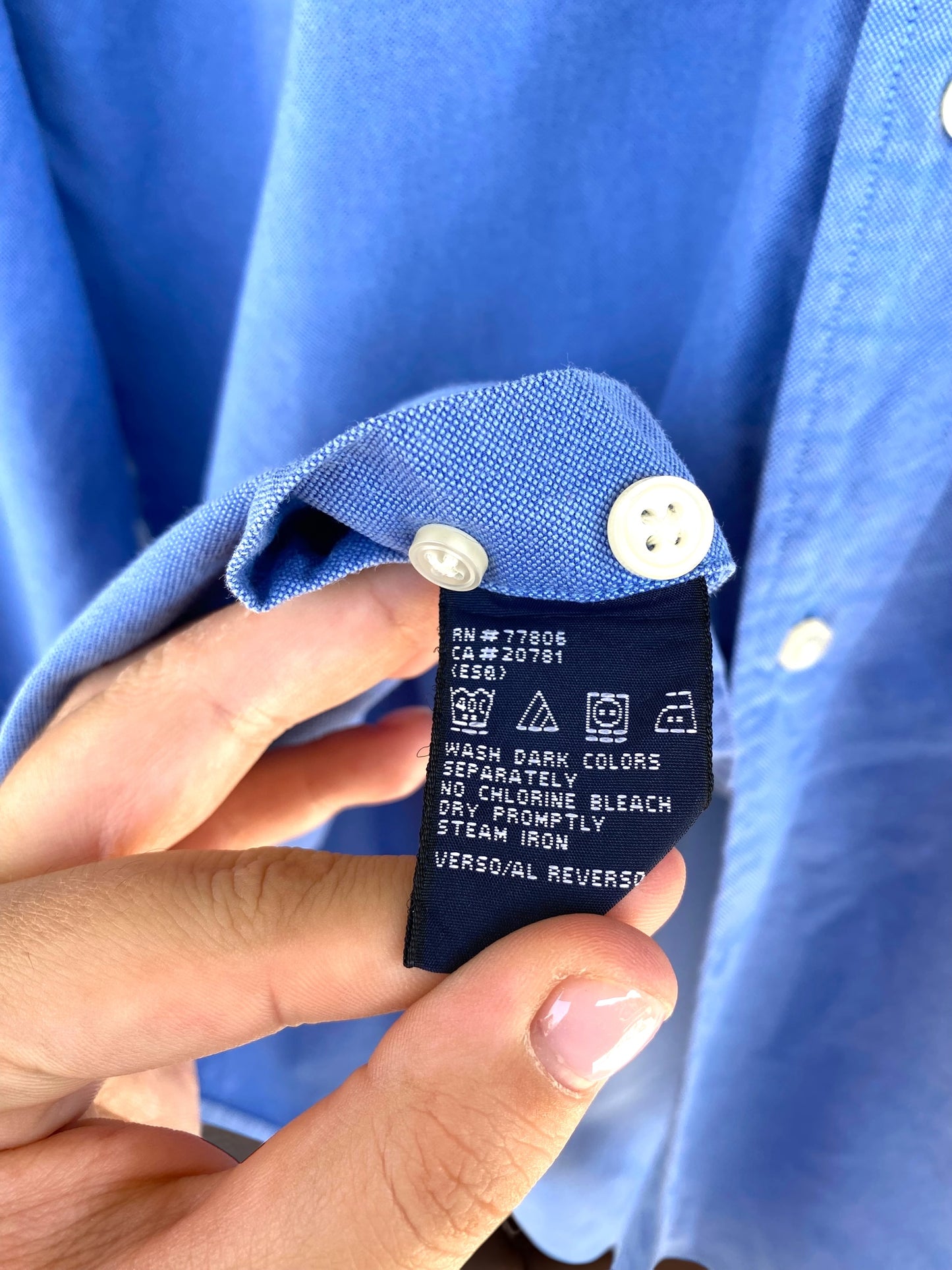 Tommy Hilfiger casual blue shirt