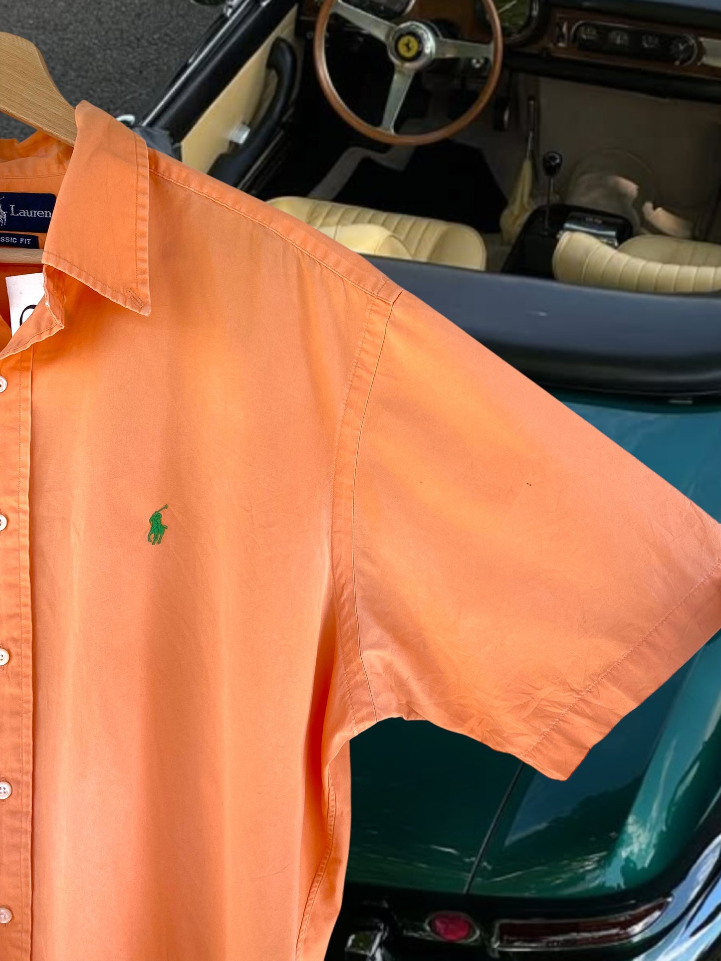 Ralph Lauren in salmon color T-shirt