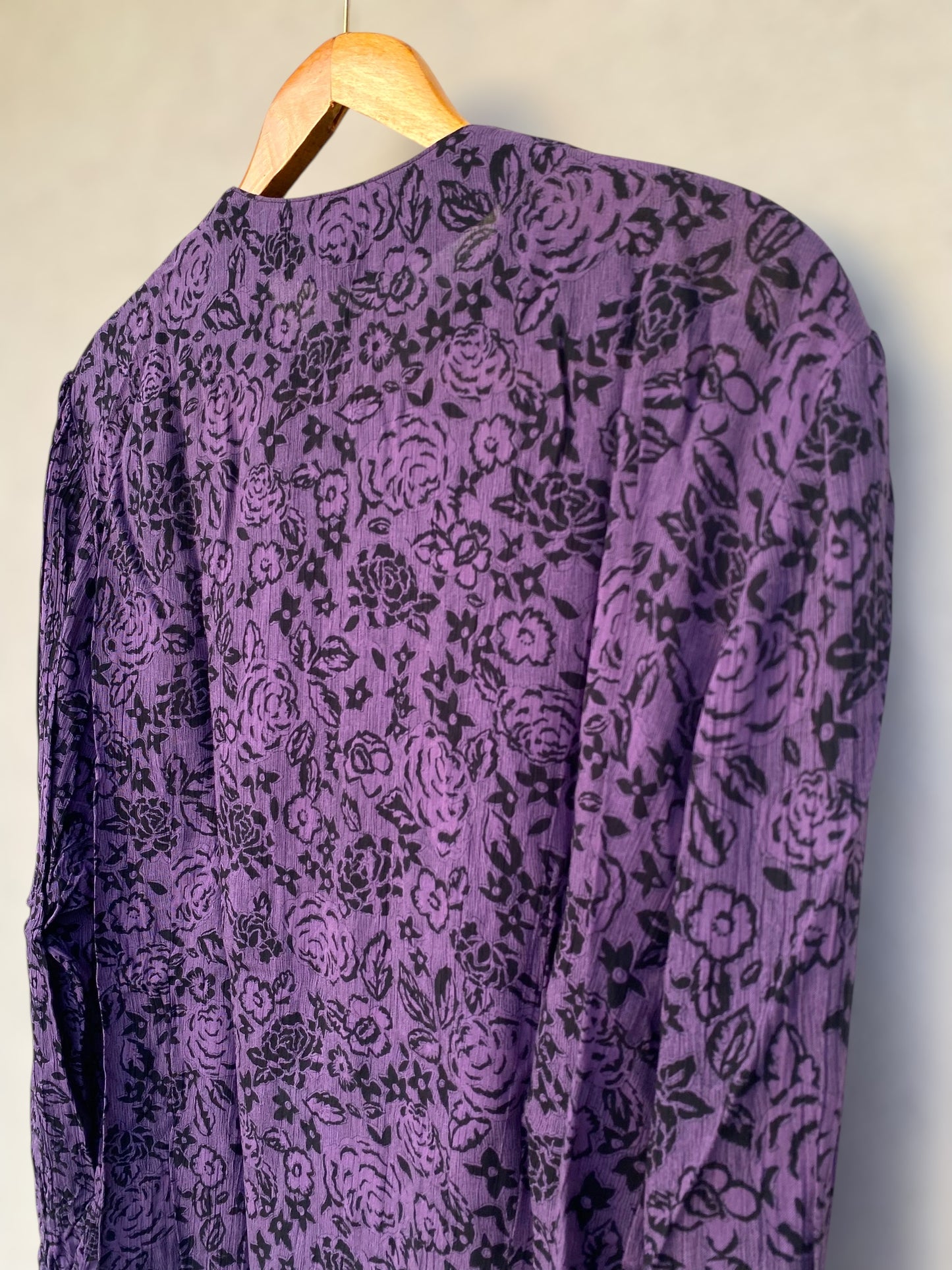Purple prints vintage shirt