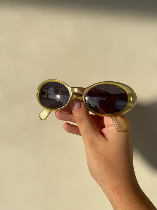 Deadstock vintage DIESEL sunglasses • soft pistachio color