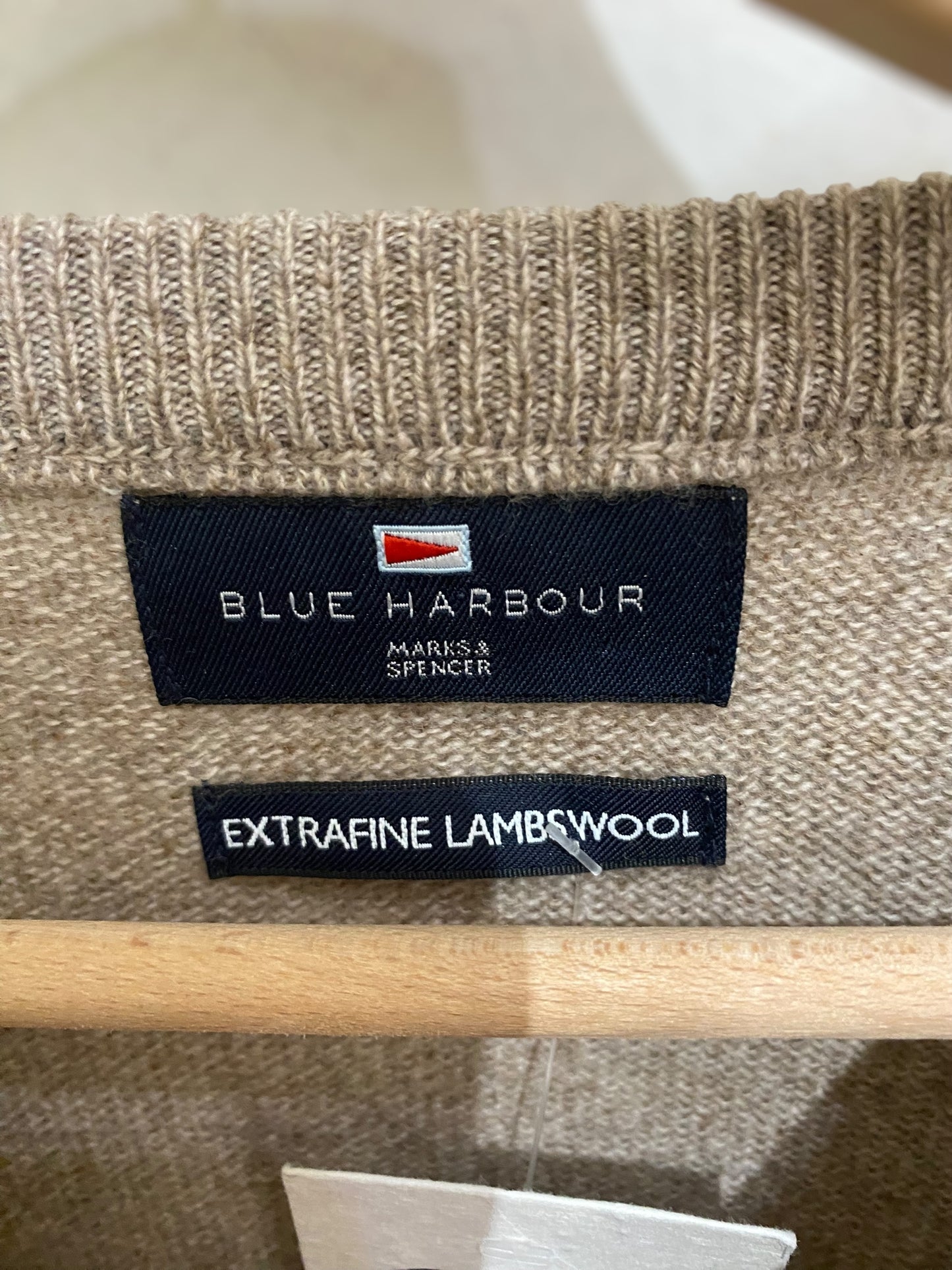Vintage woolen argyle sweater