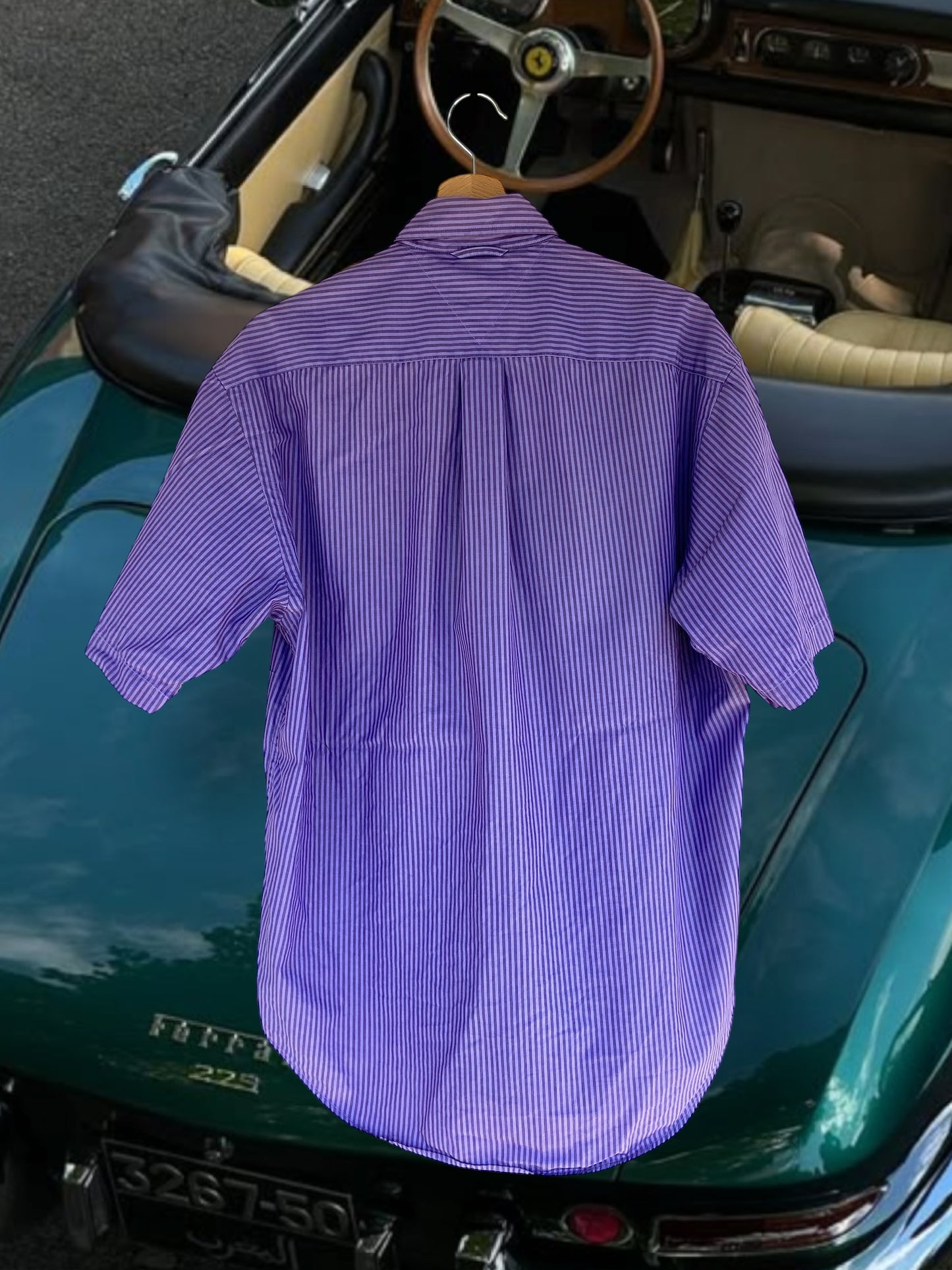 Tommy Hilfiger purple striped T-shirt