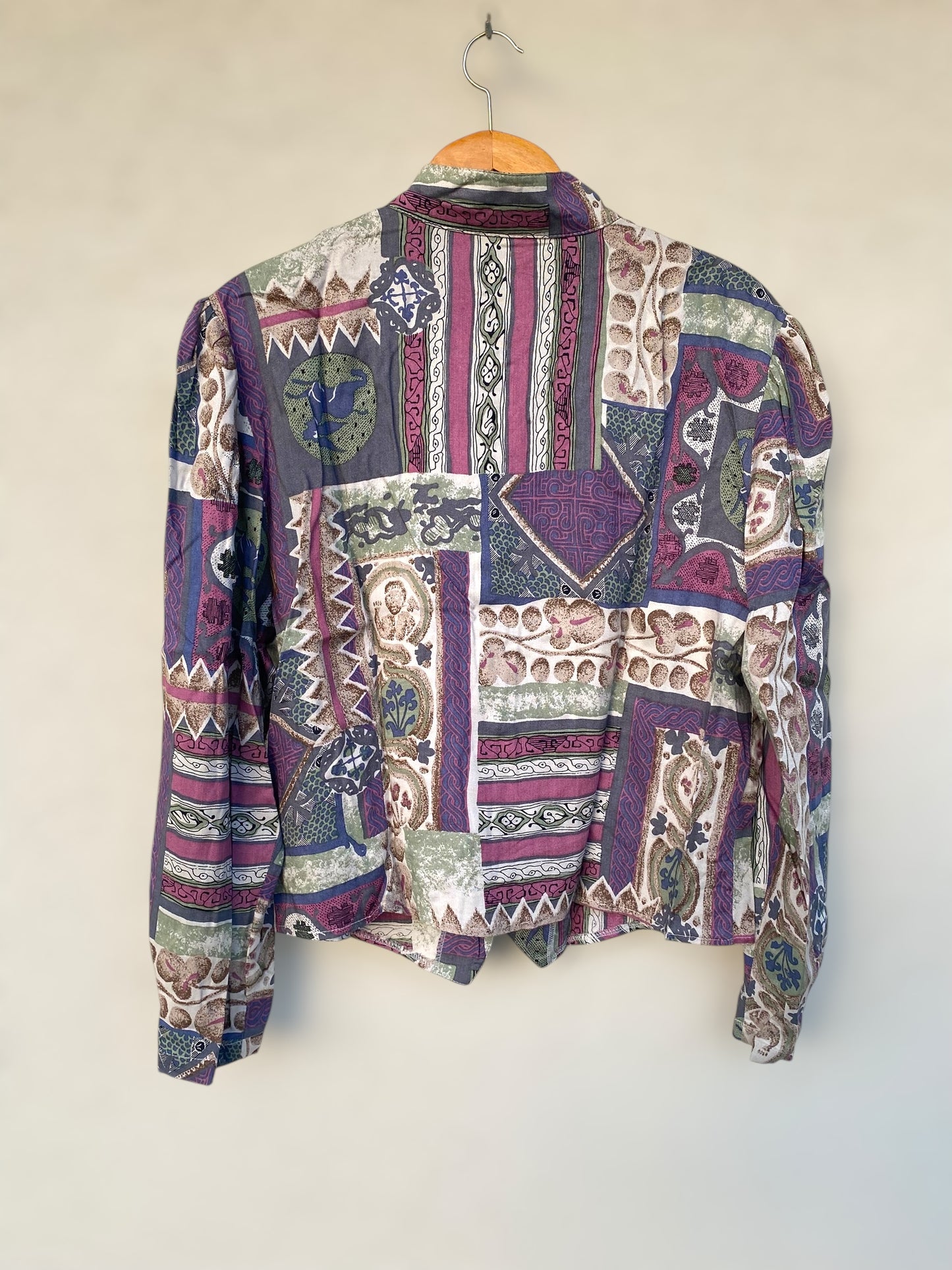 Vintage mix print shirt