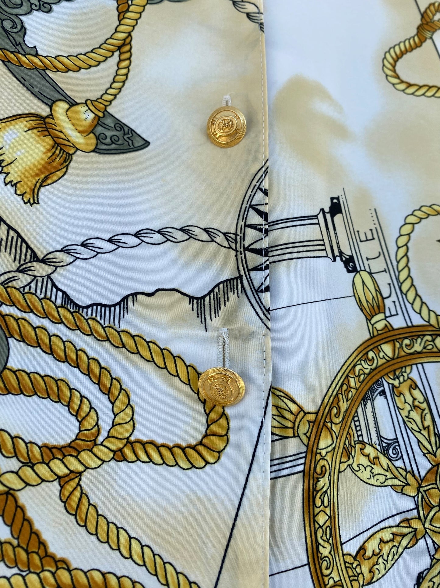 “The Sailor” vintage shirt with unique buttons