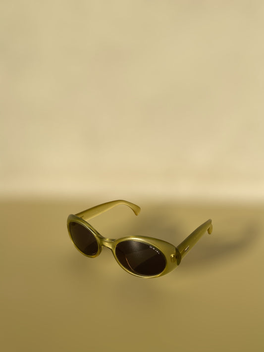 Deadstock vintage DIESEL sunglasses • soft pistachio color