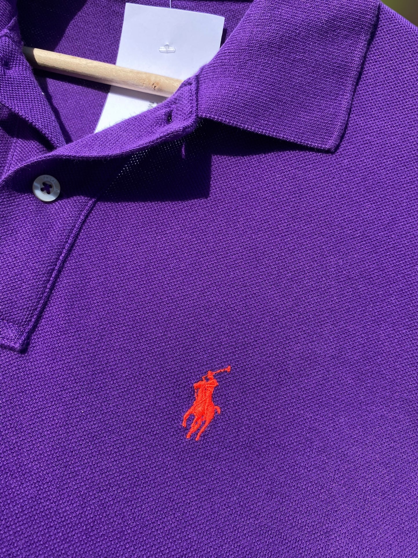 Ralph Lauren purple polo shirt