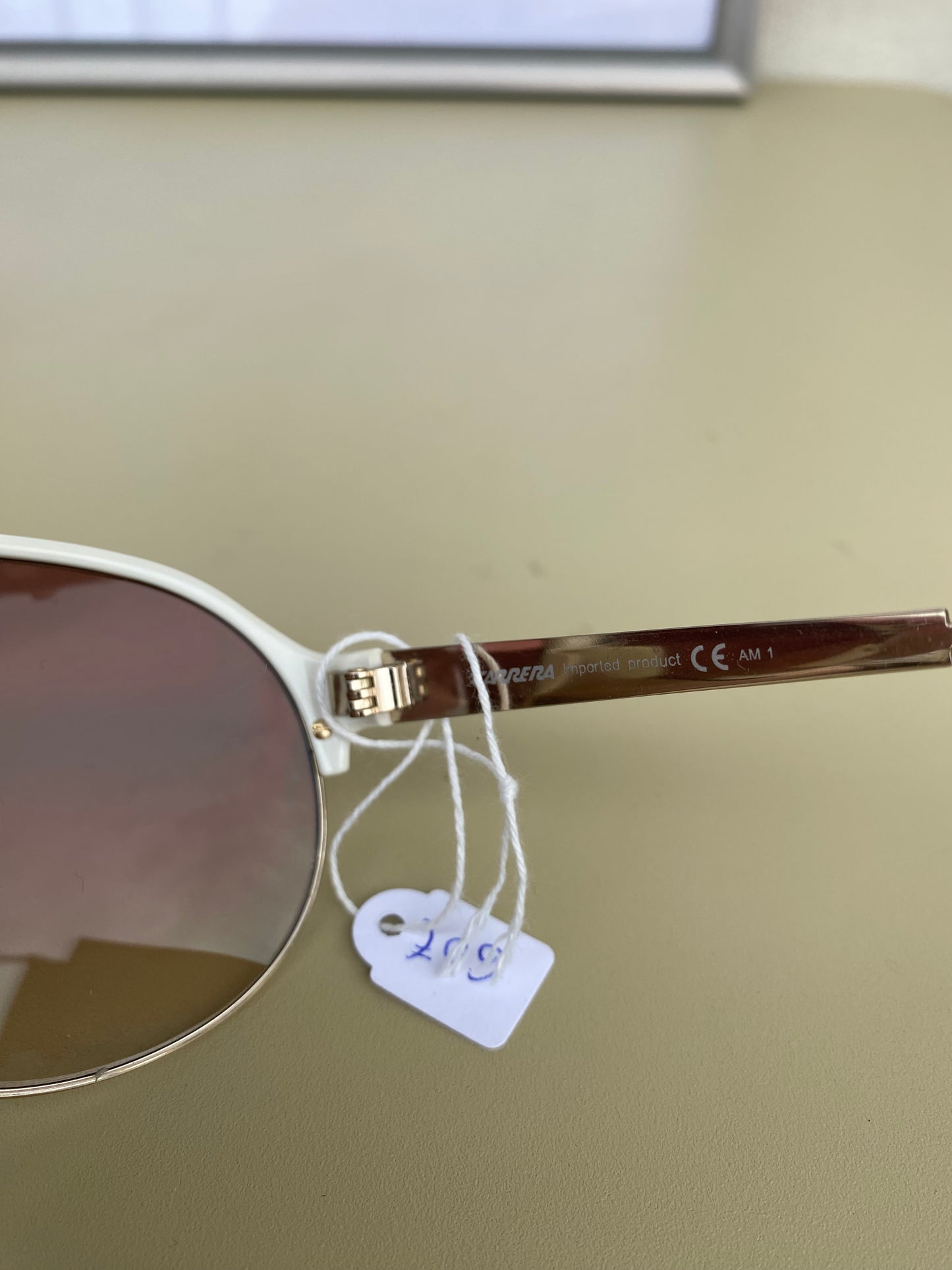 Vintage white Carera sunglasses