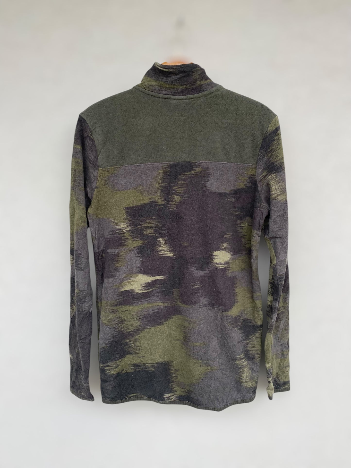 The North Face soft military print fleece (M)