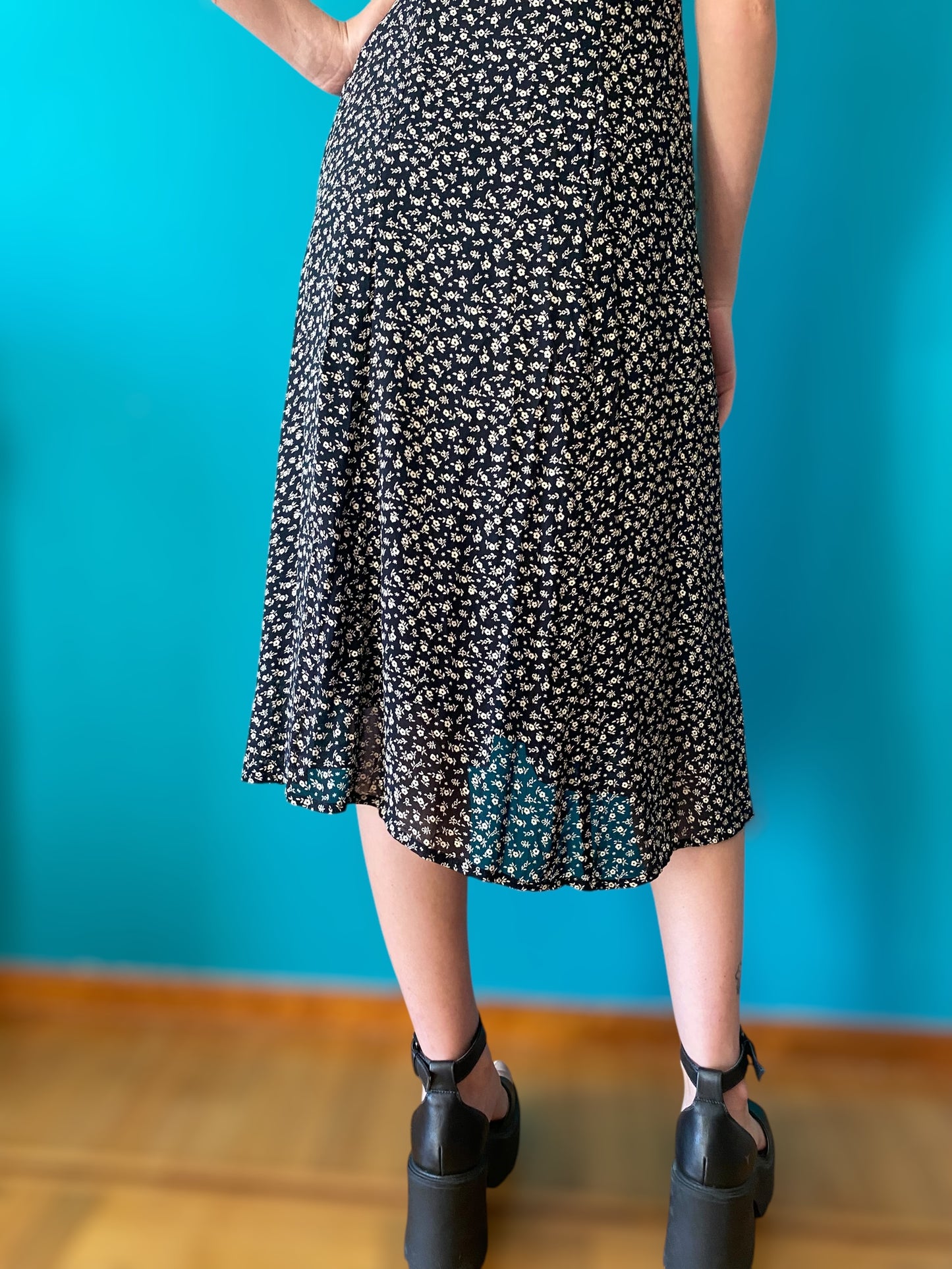 Front button up cottage dress