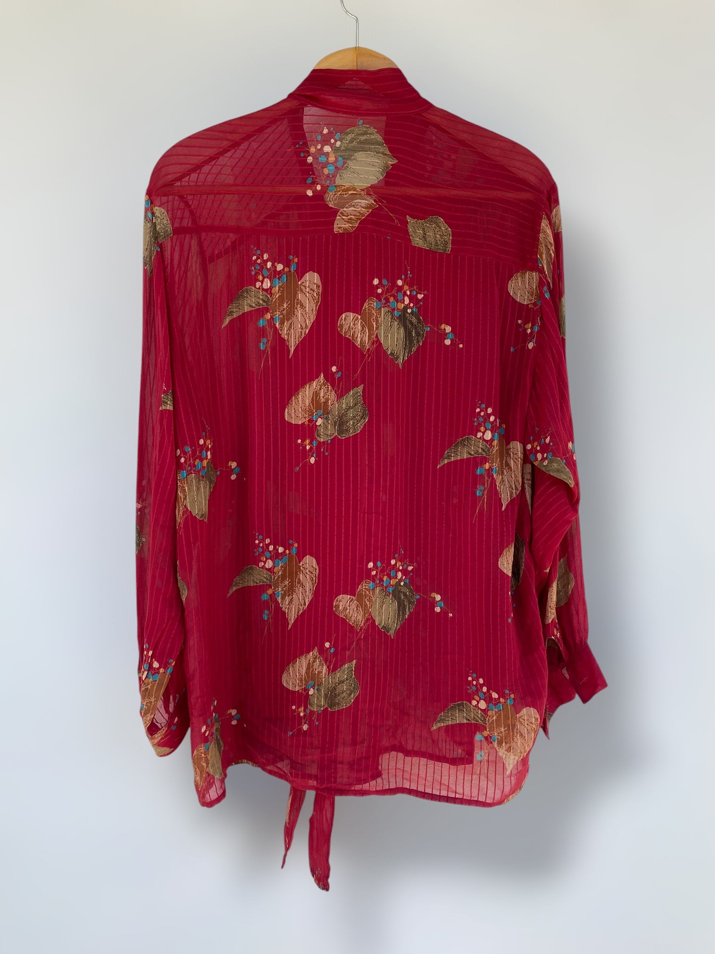 Silk light see through vintage shirt