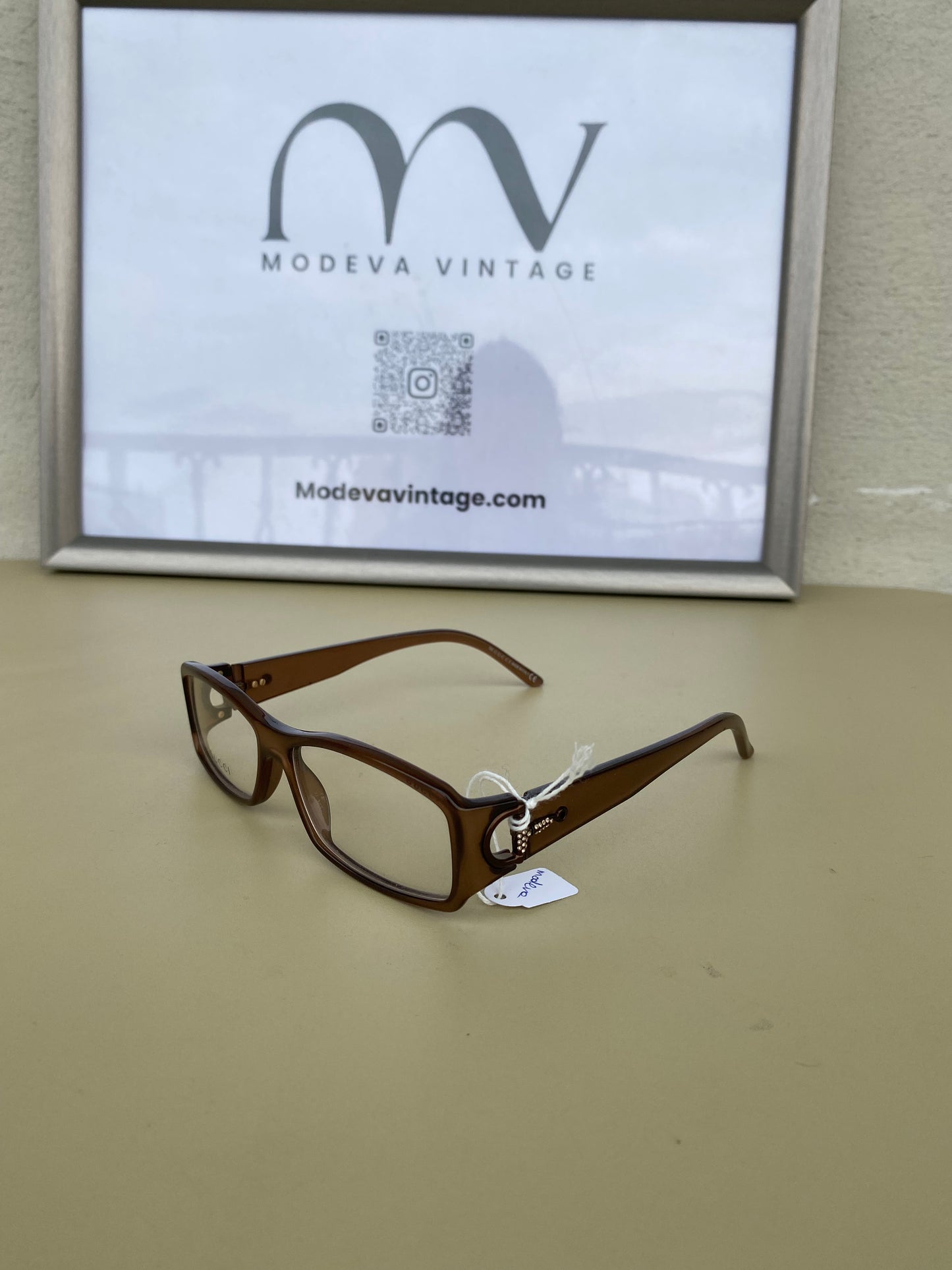 Gucci vintage eyeglasses in sweet brown