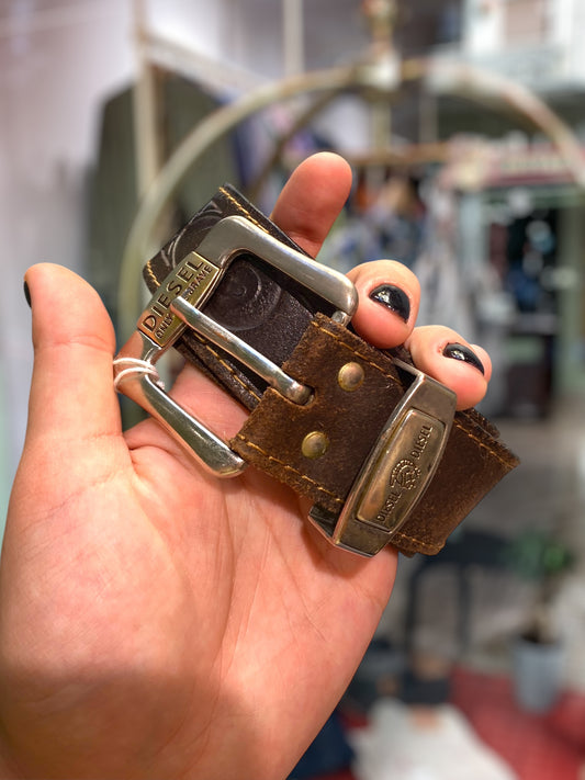 Vintage Diesel leather belt