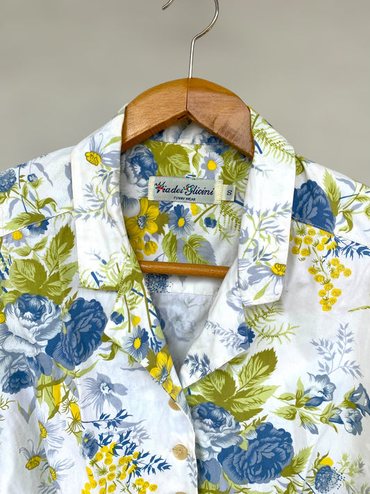 Vintage “summer breeze” button shirt