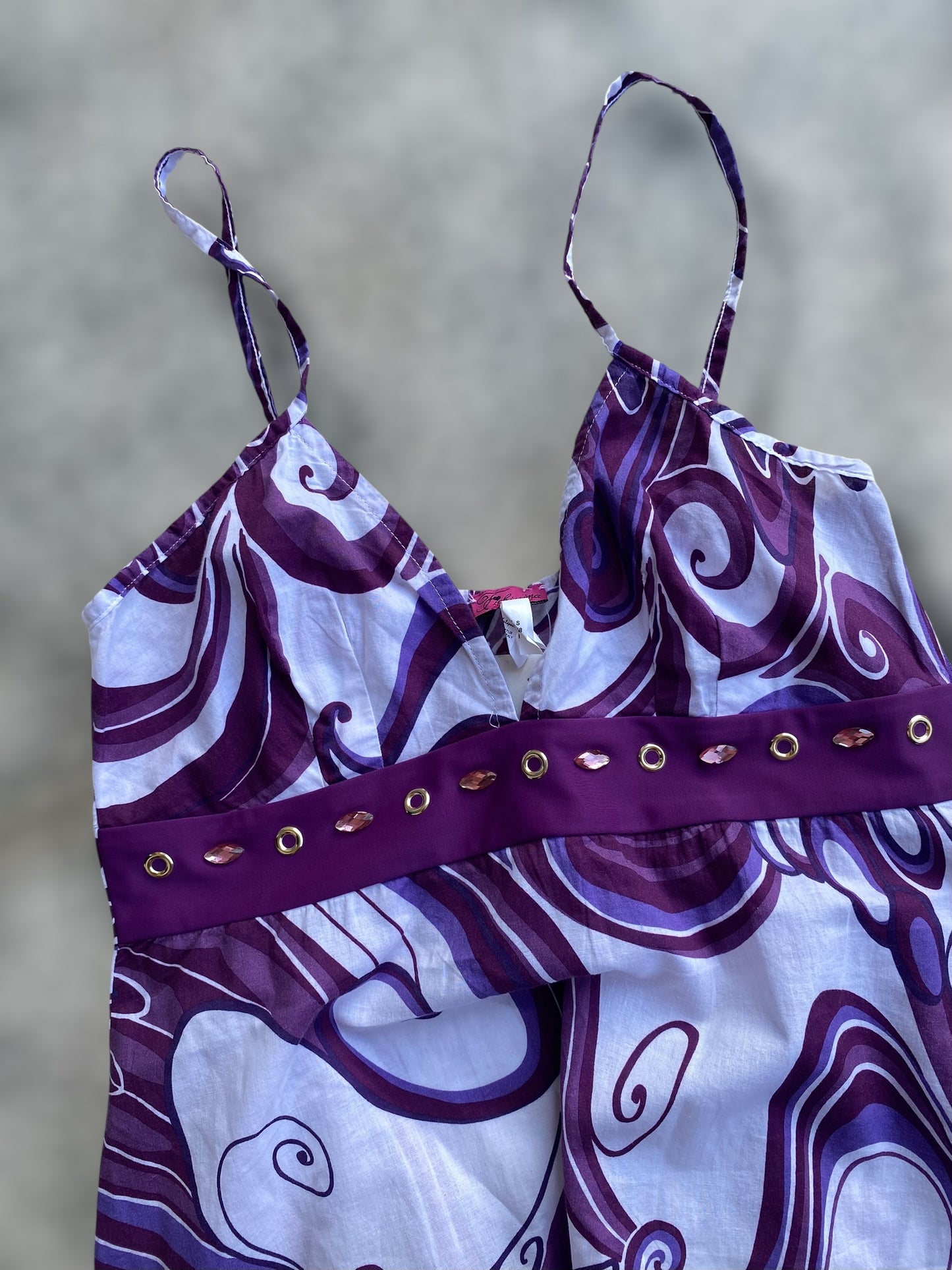 Illusion patterns 00s dress