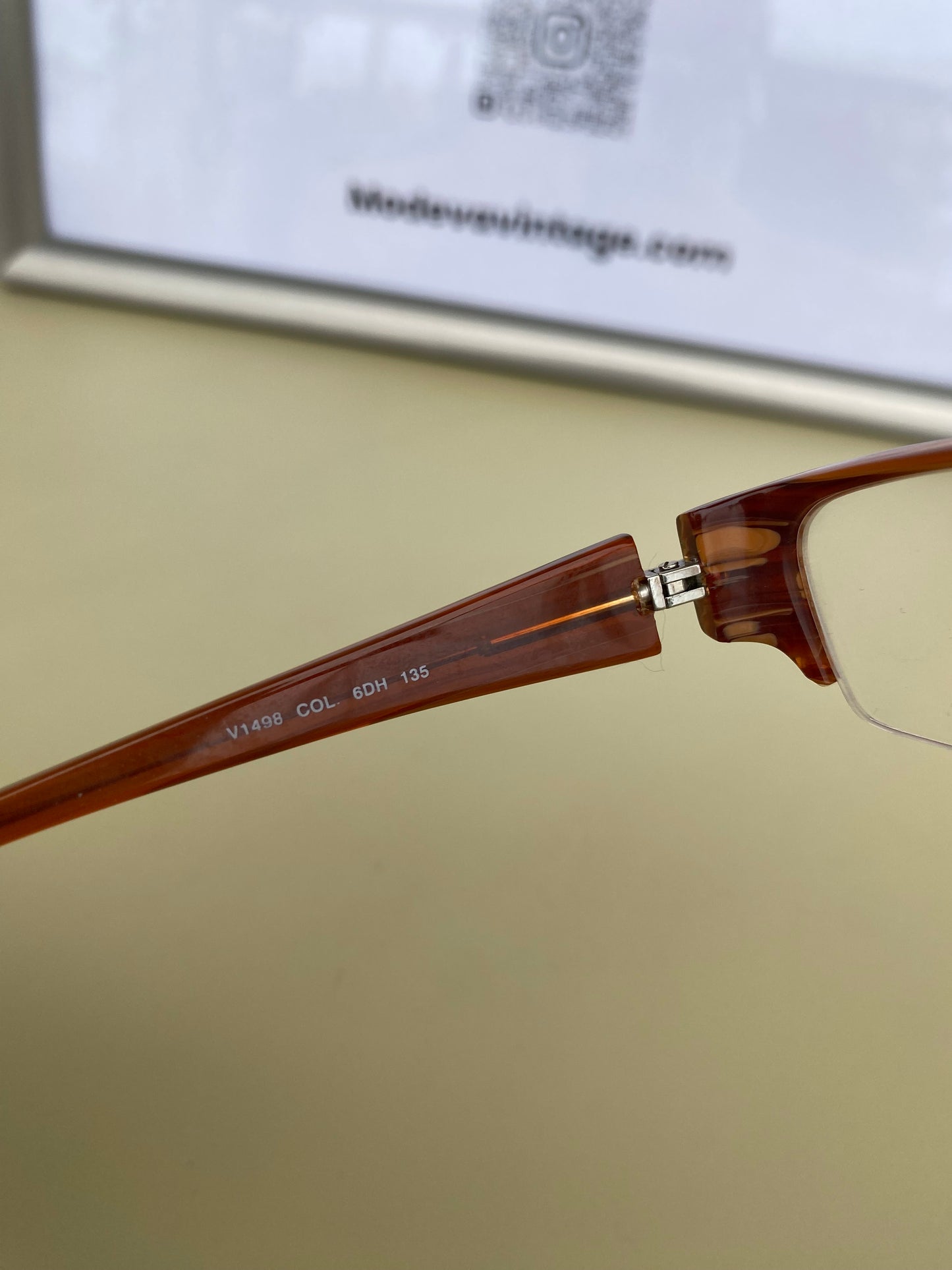 Police soft brown eyeglasses
