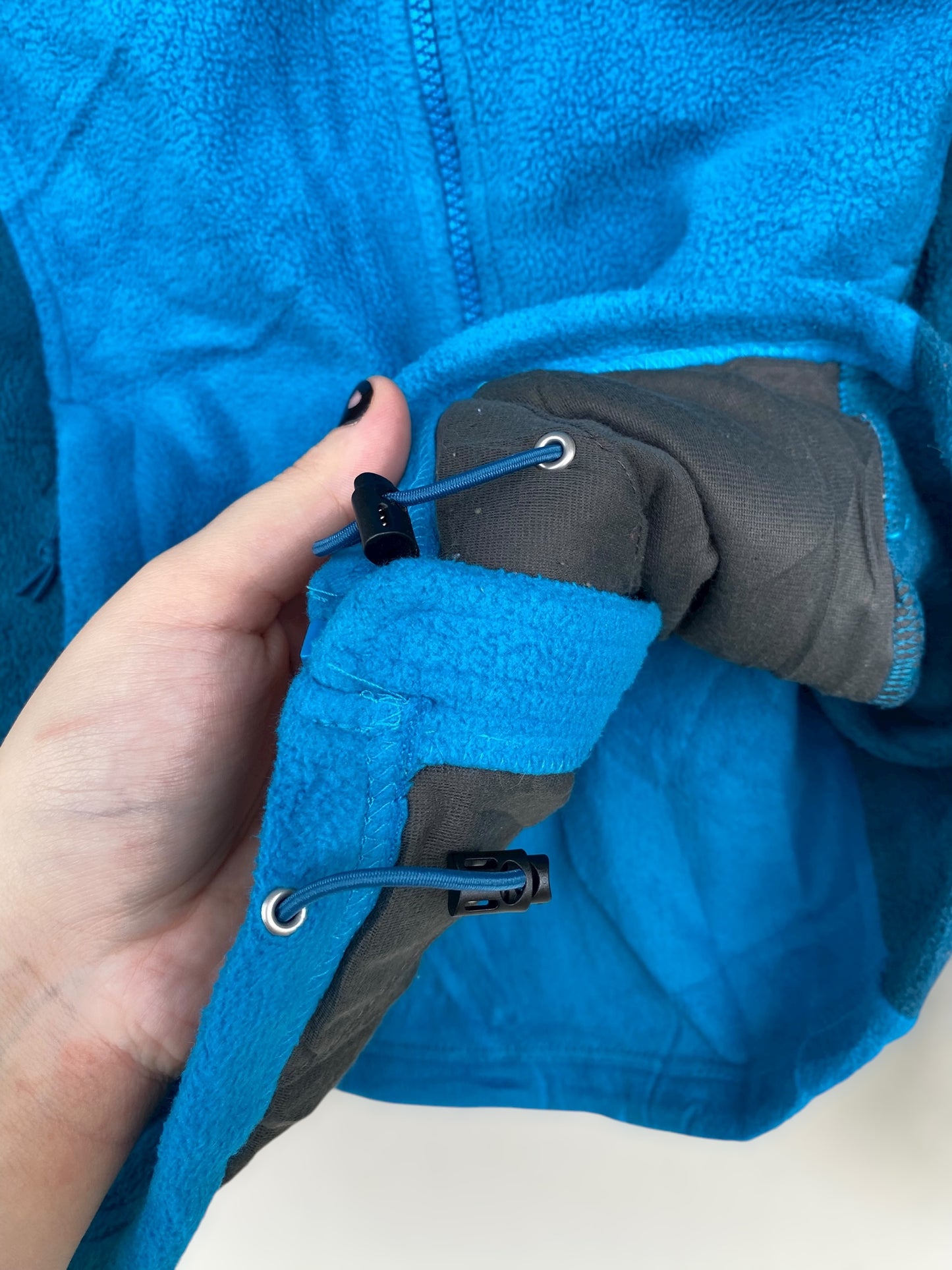 The North Face mixed blue fleece (M)