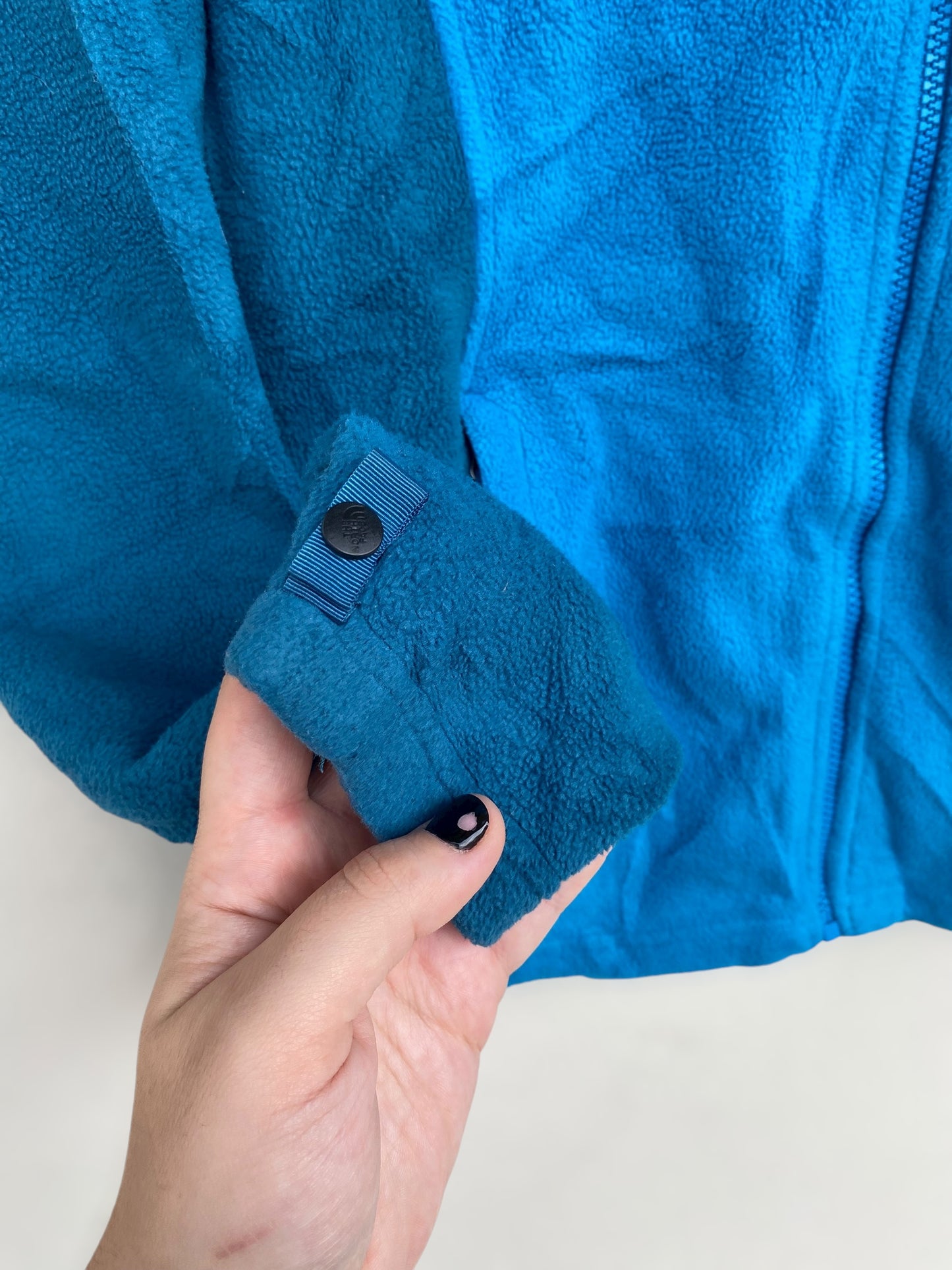 The North Face mixed blue fleece (M)