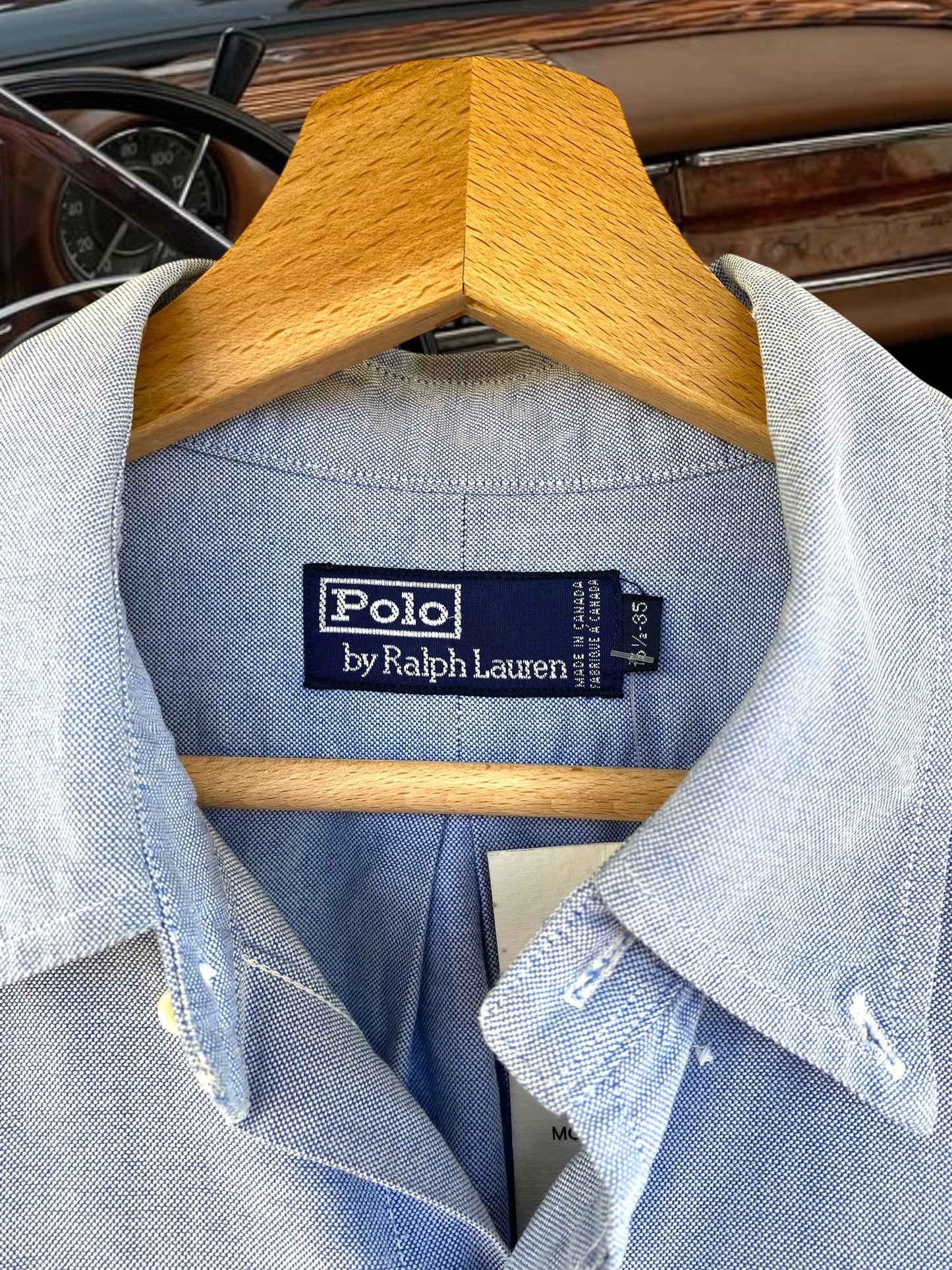 Polo by Ralph Lauren solf blue shirt