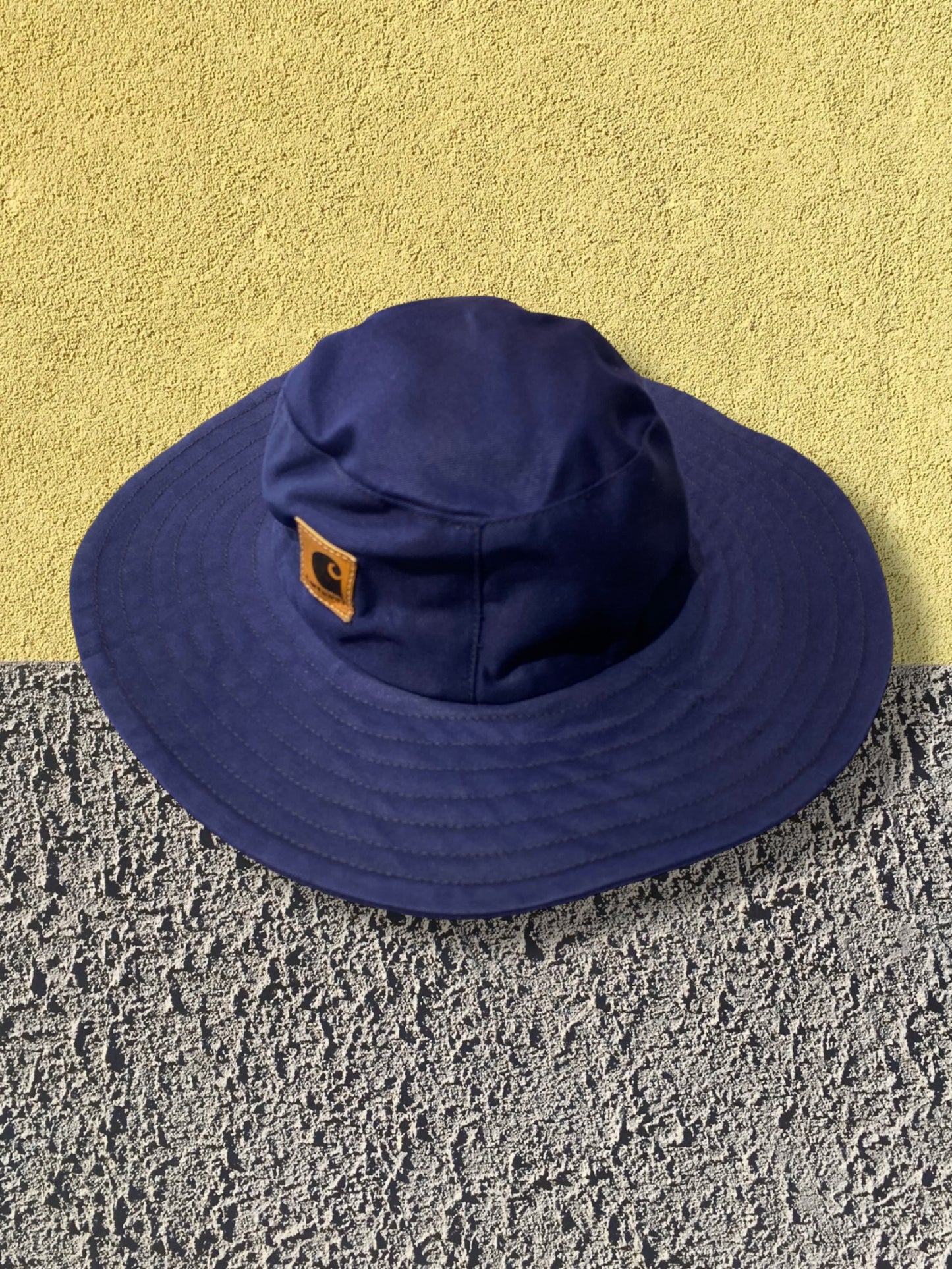 Carhartt reworked blue bucket hat