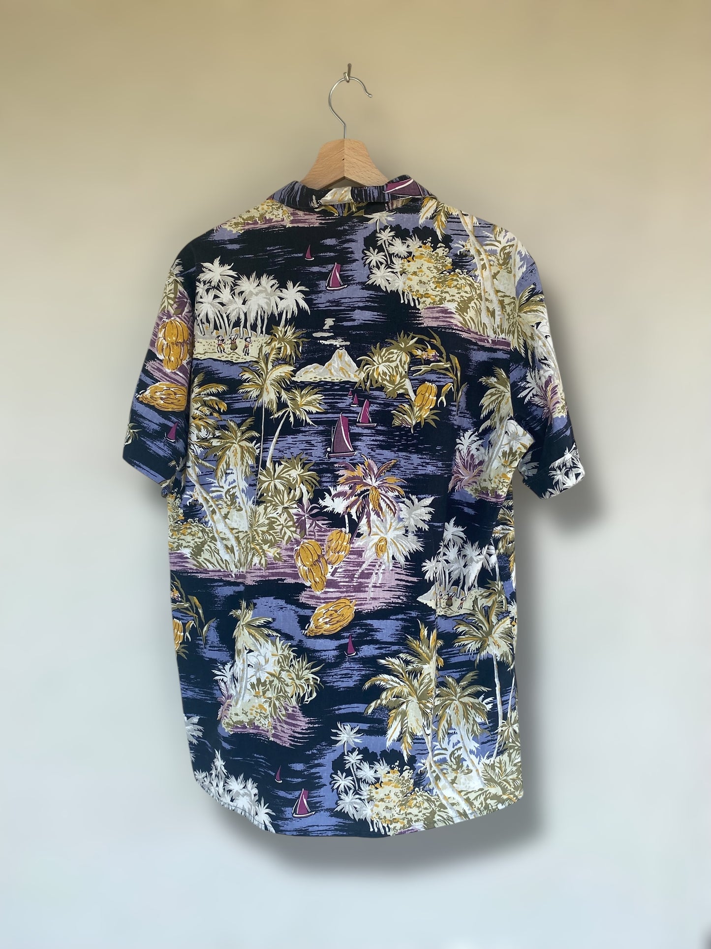 Hawaiian bananas vintage cotton shirt
