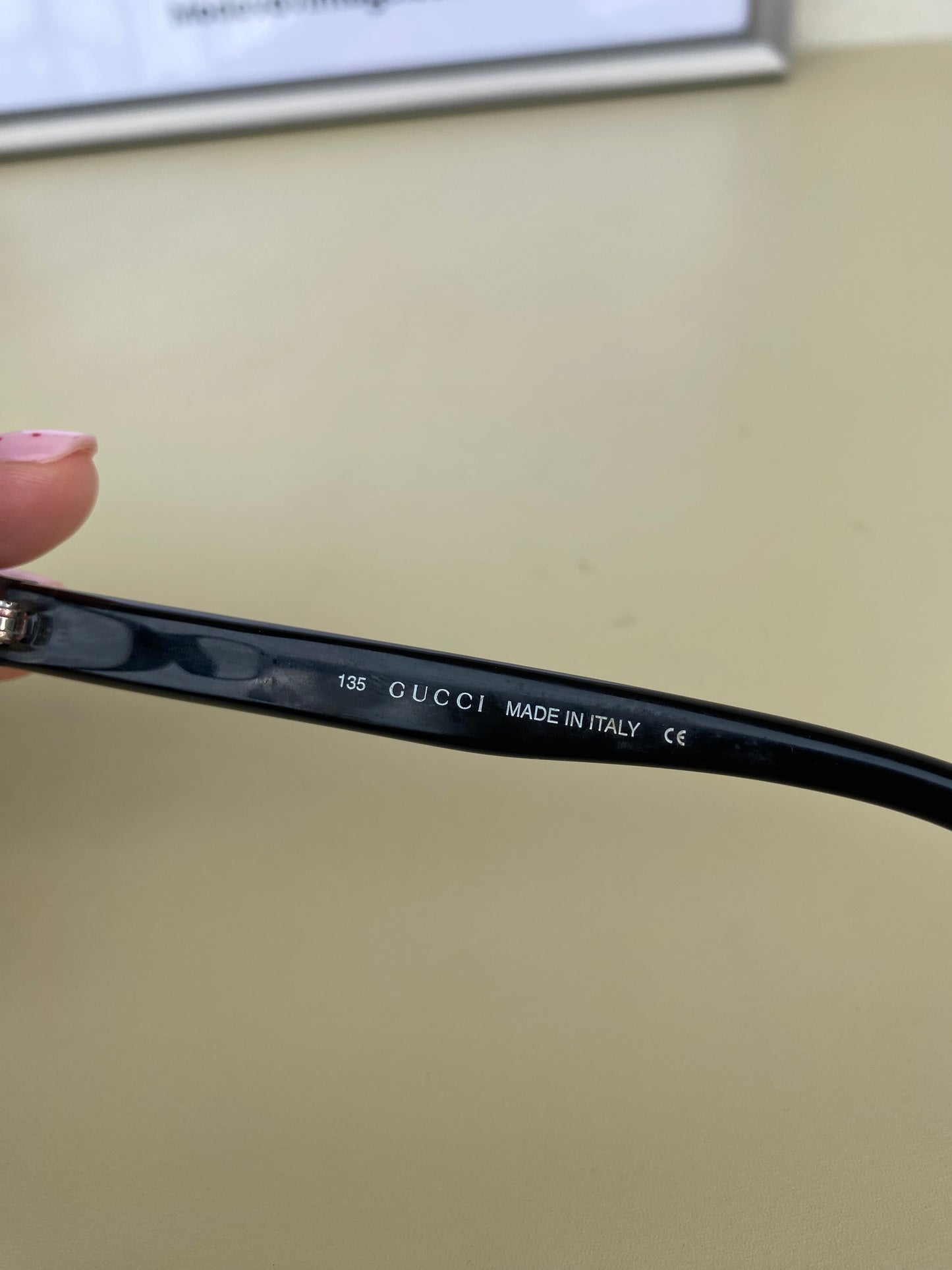 Dark Green Gucci vintage eyeglasses
