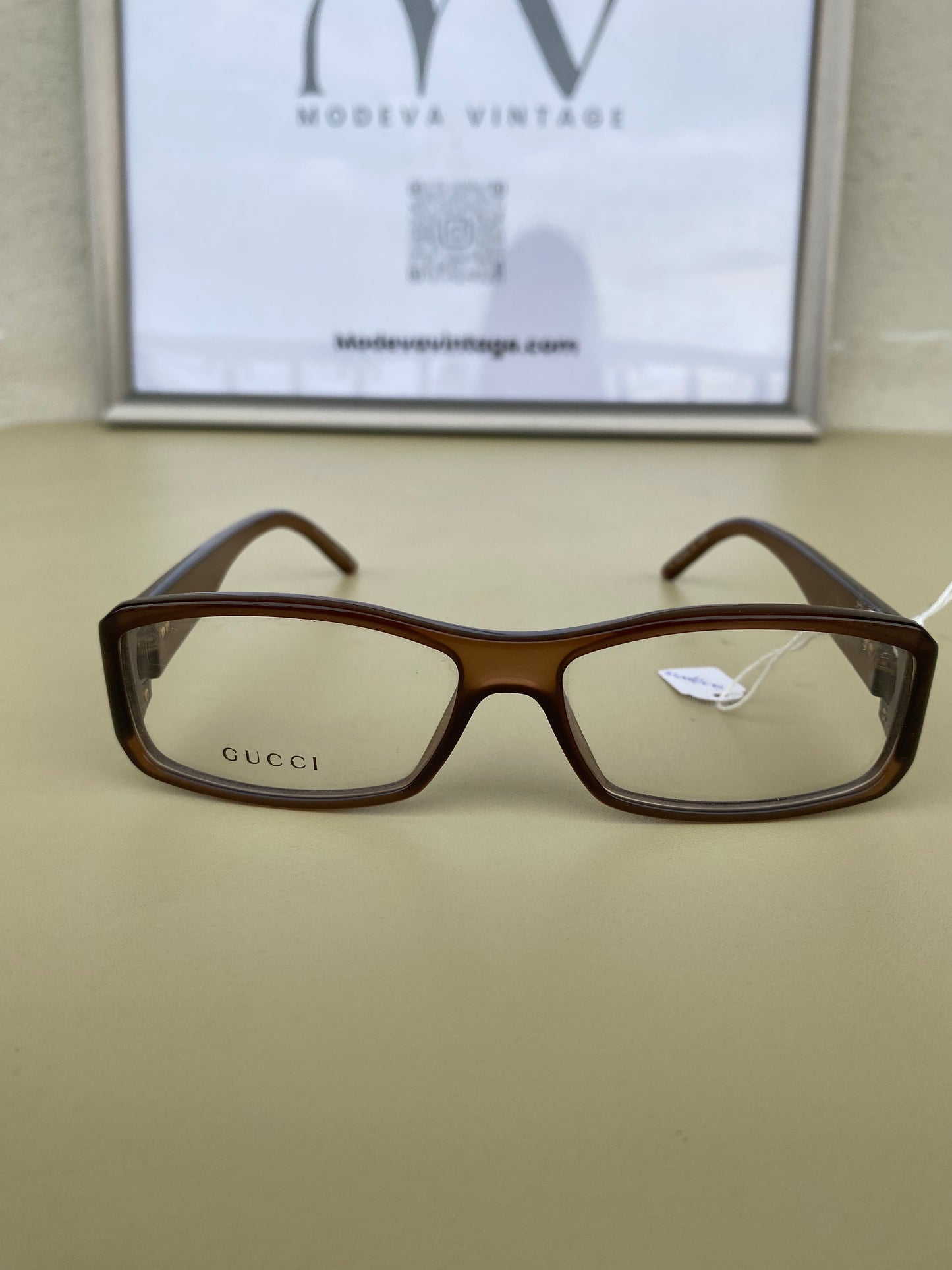 Gucci vintage eyeglasses in sweet brown