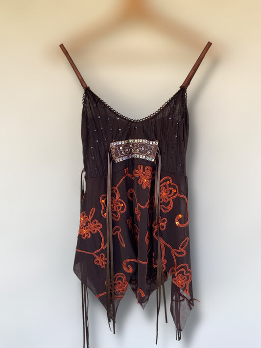 00s fairy embroidered top