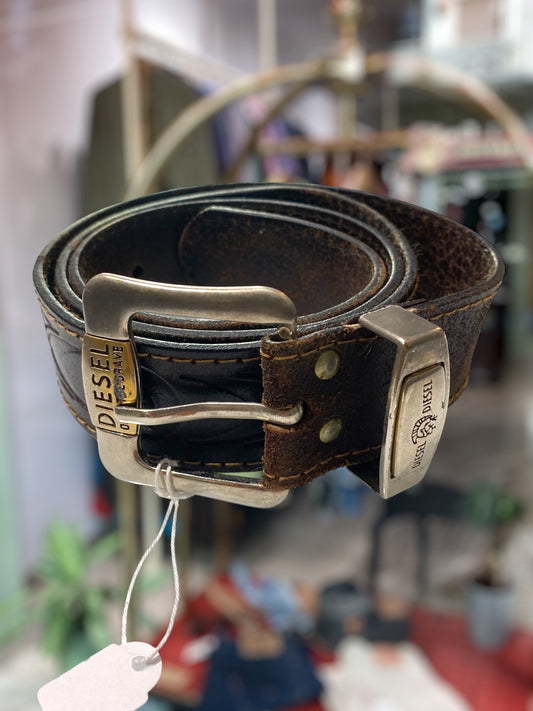Vintage Diesel leather belt