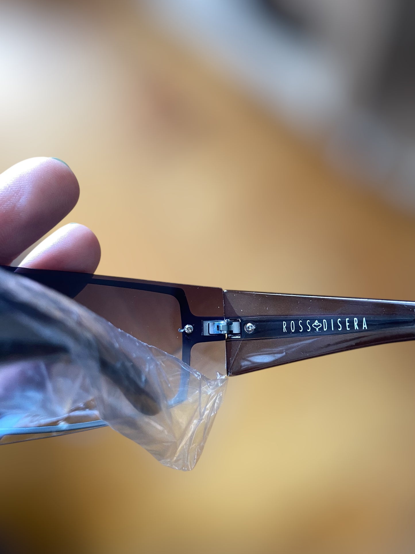 Vintage silver Ross Disera sunglasses