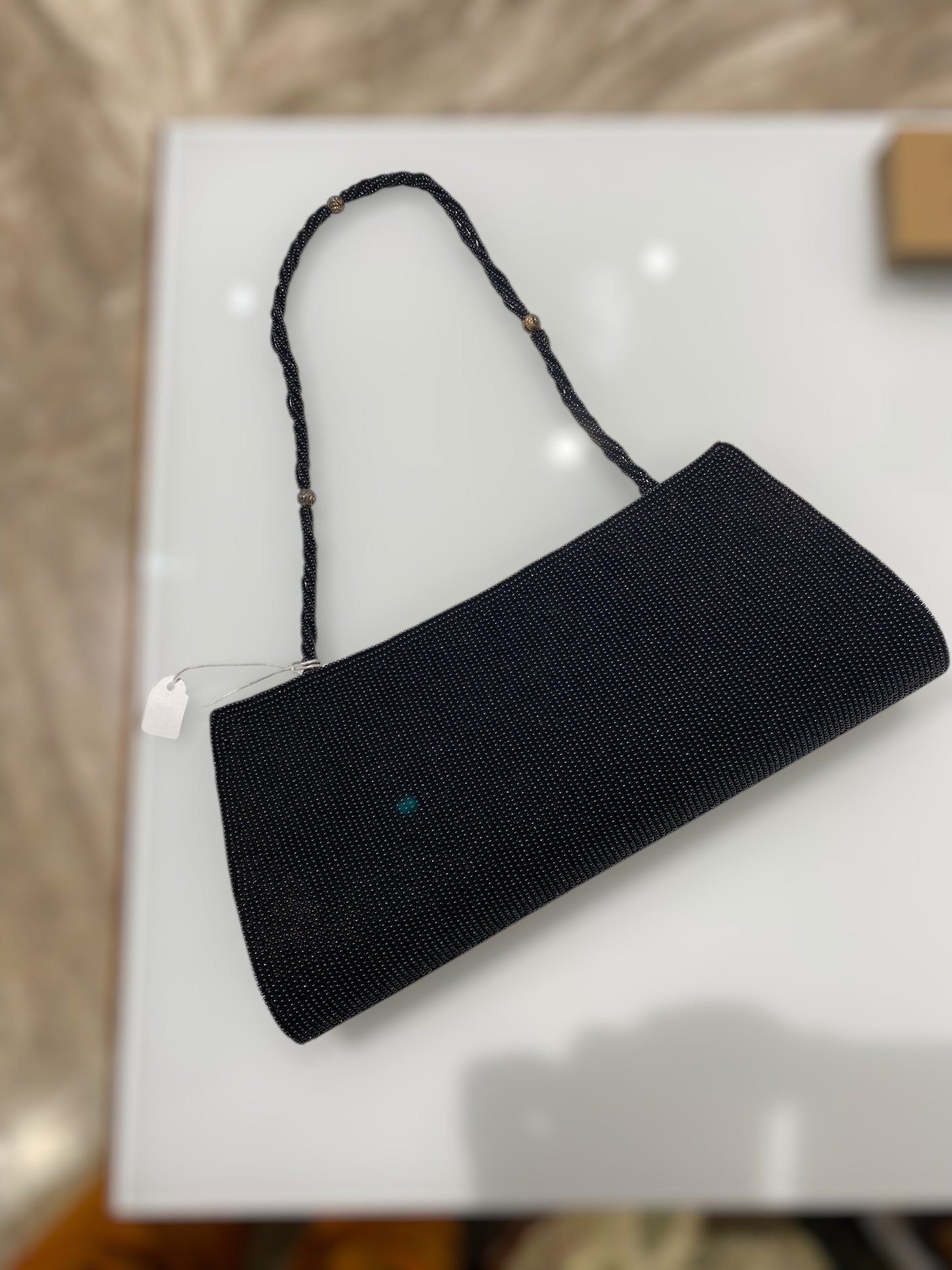 Sparkling vintage clutch