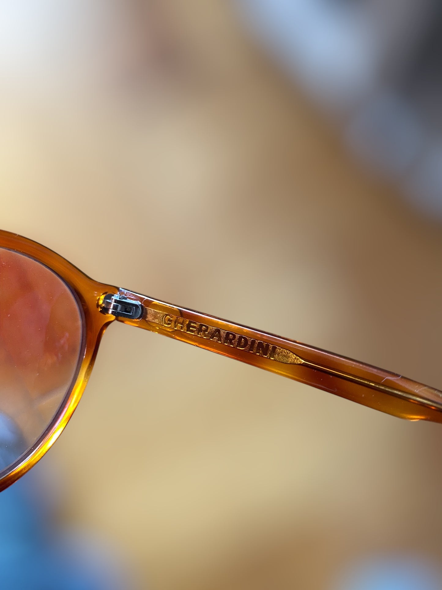 Vintage orange Gherardini sunglasses