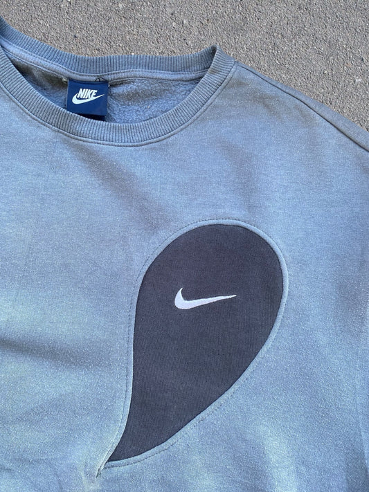 Nike reworked grey sweatshirt