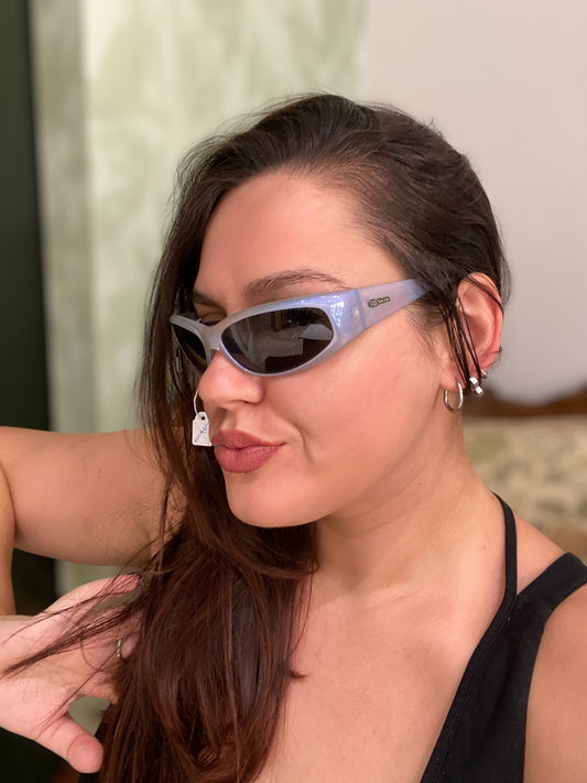 Deadstock vintage Arnette Catfish iridescent sunglasses