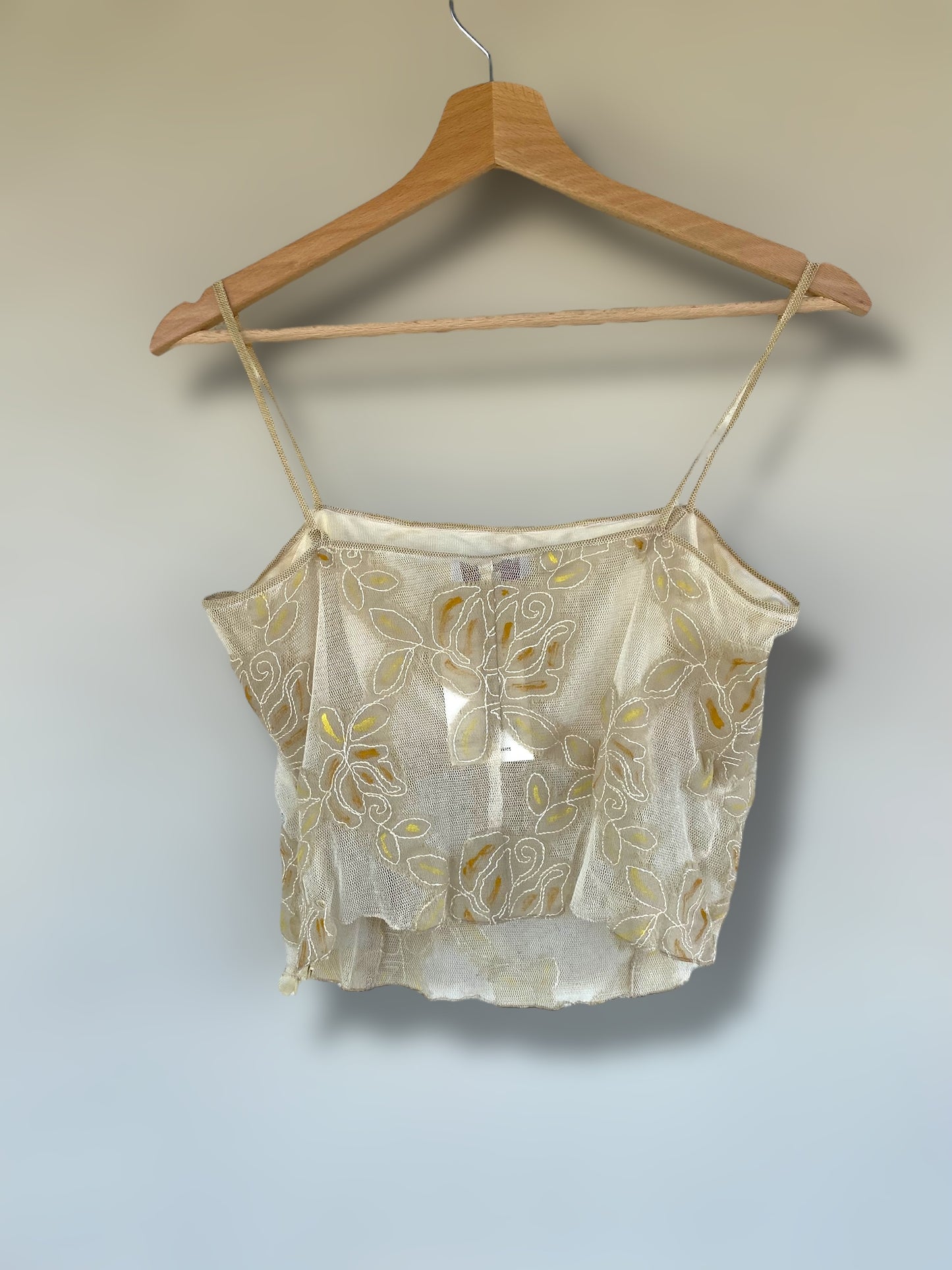 Unique vintage embroidered top