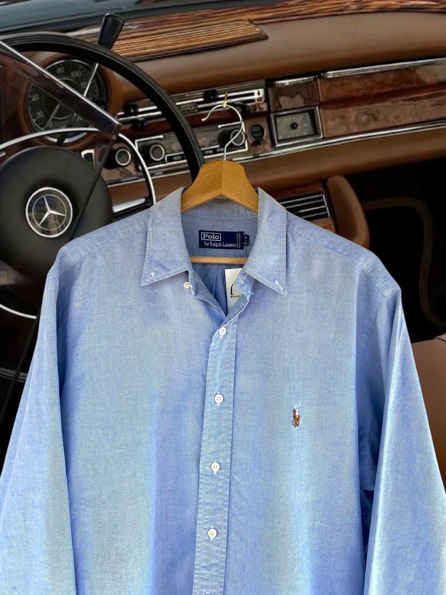 Polo by Ralph Lauren solf blue shirt