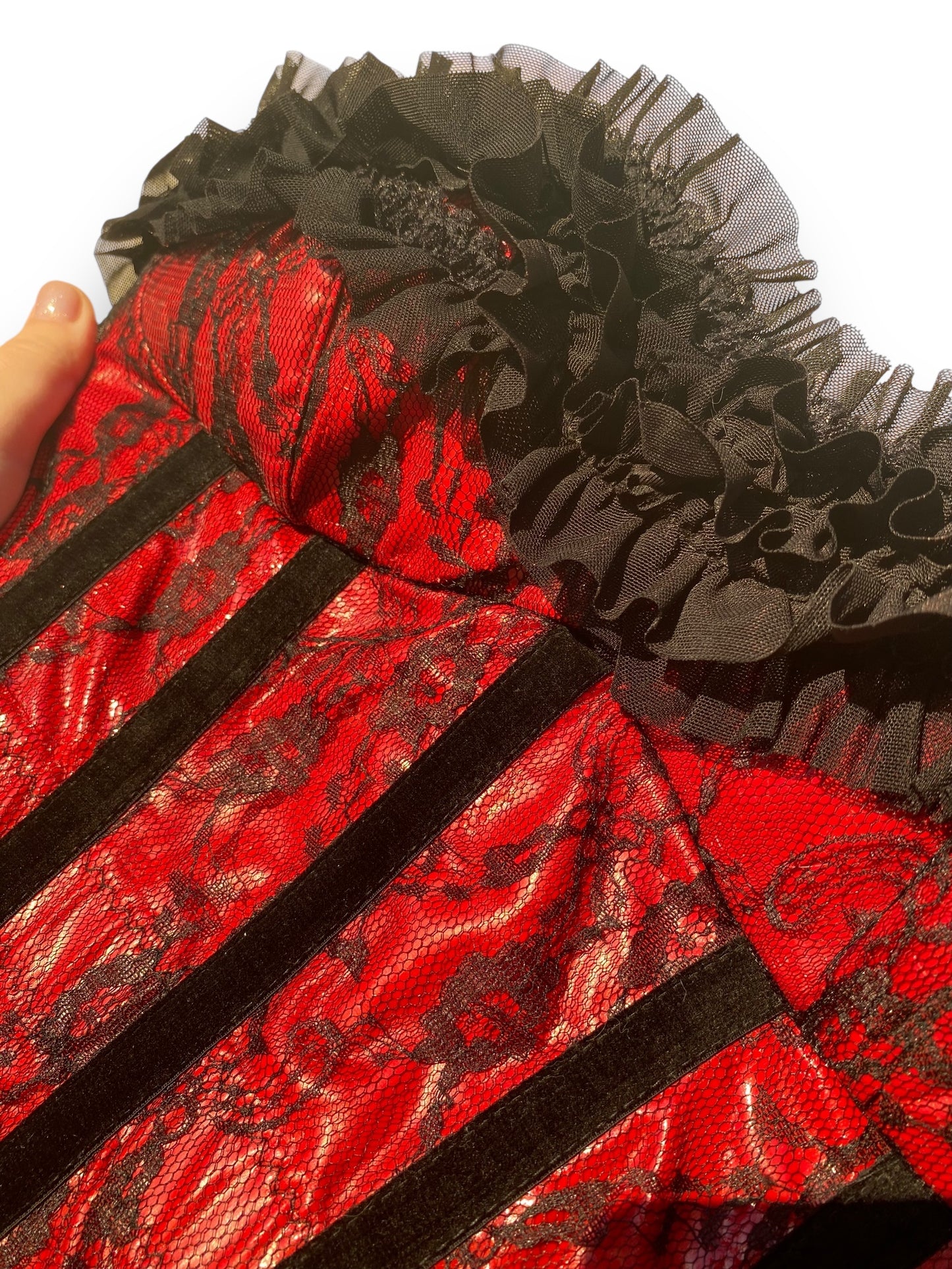 Coquette vintage goth corset