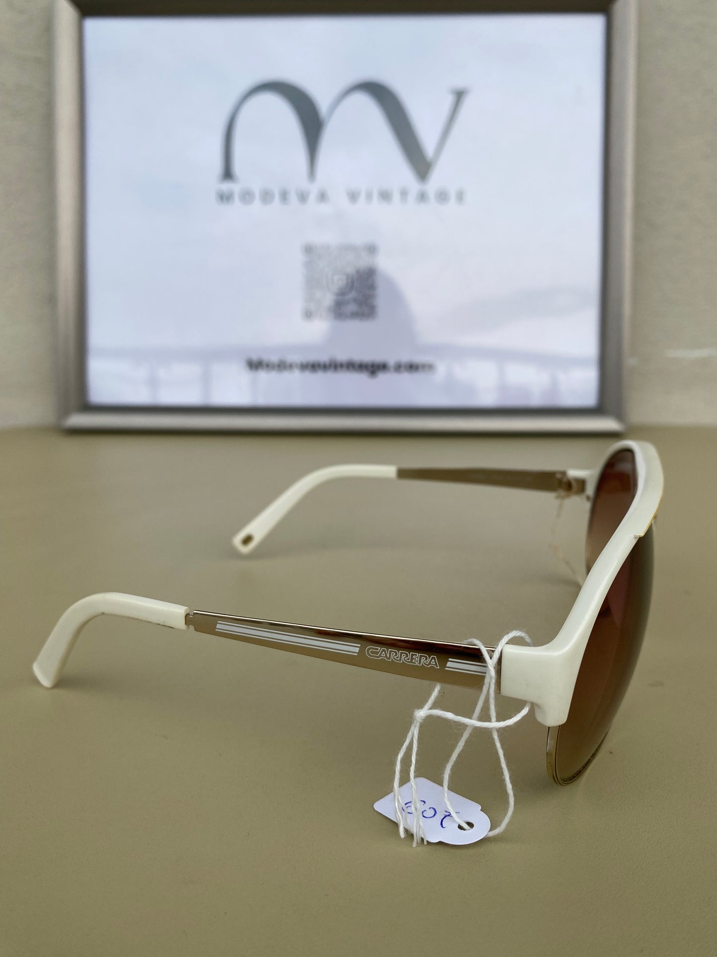 Vintage white Carera sunglasses