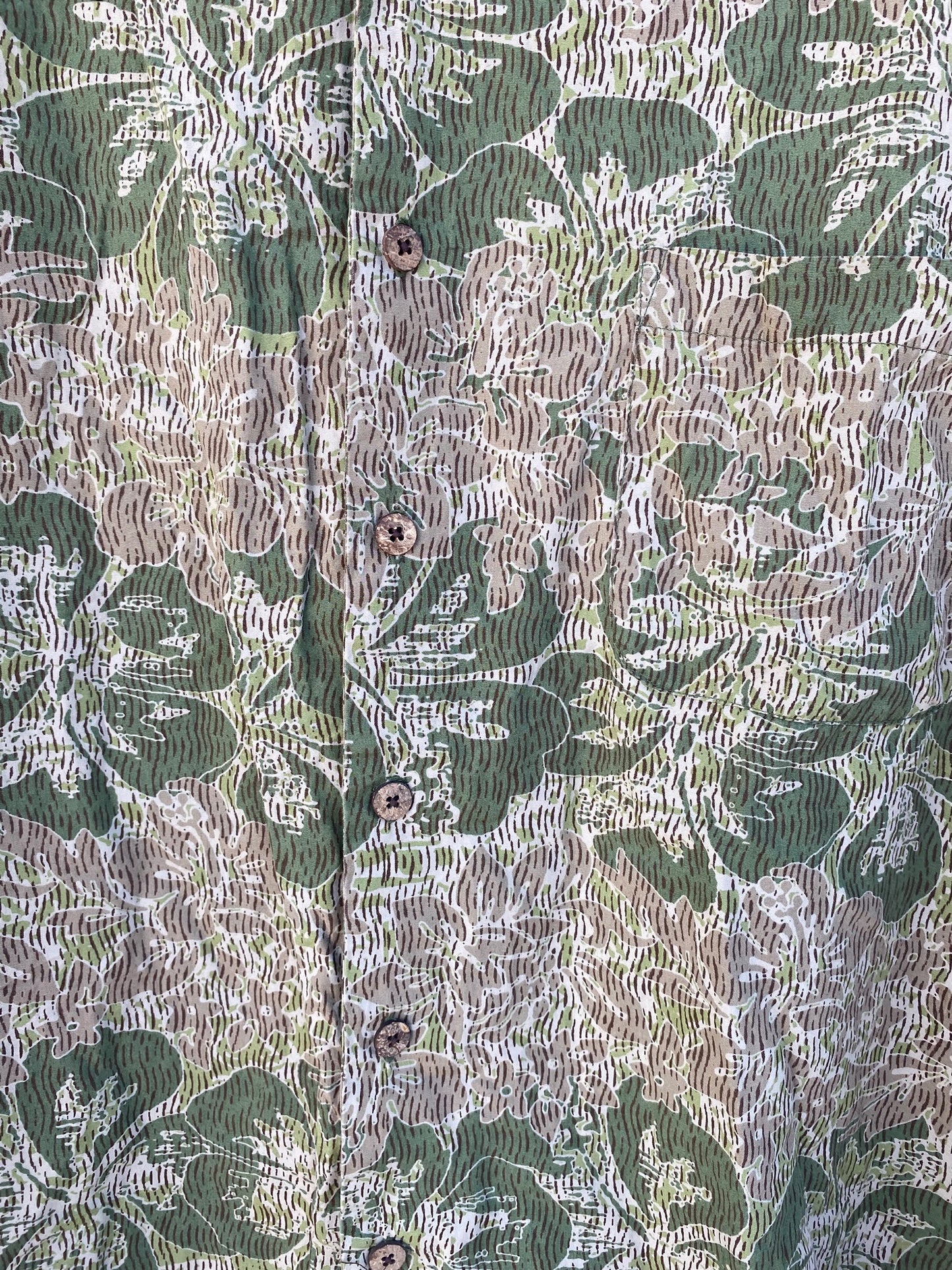 “Tropical nature” Hawaiian vintage shirt