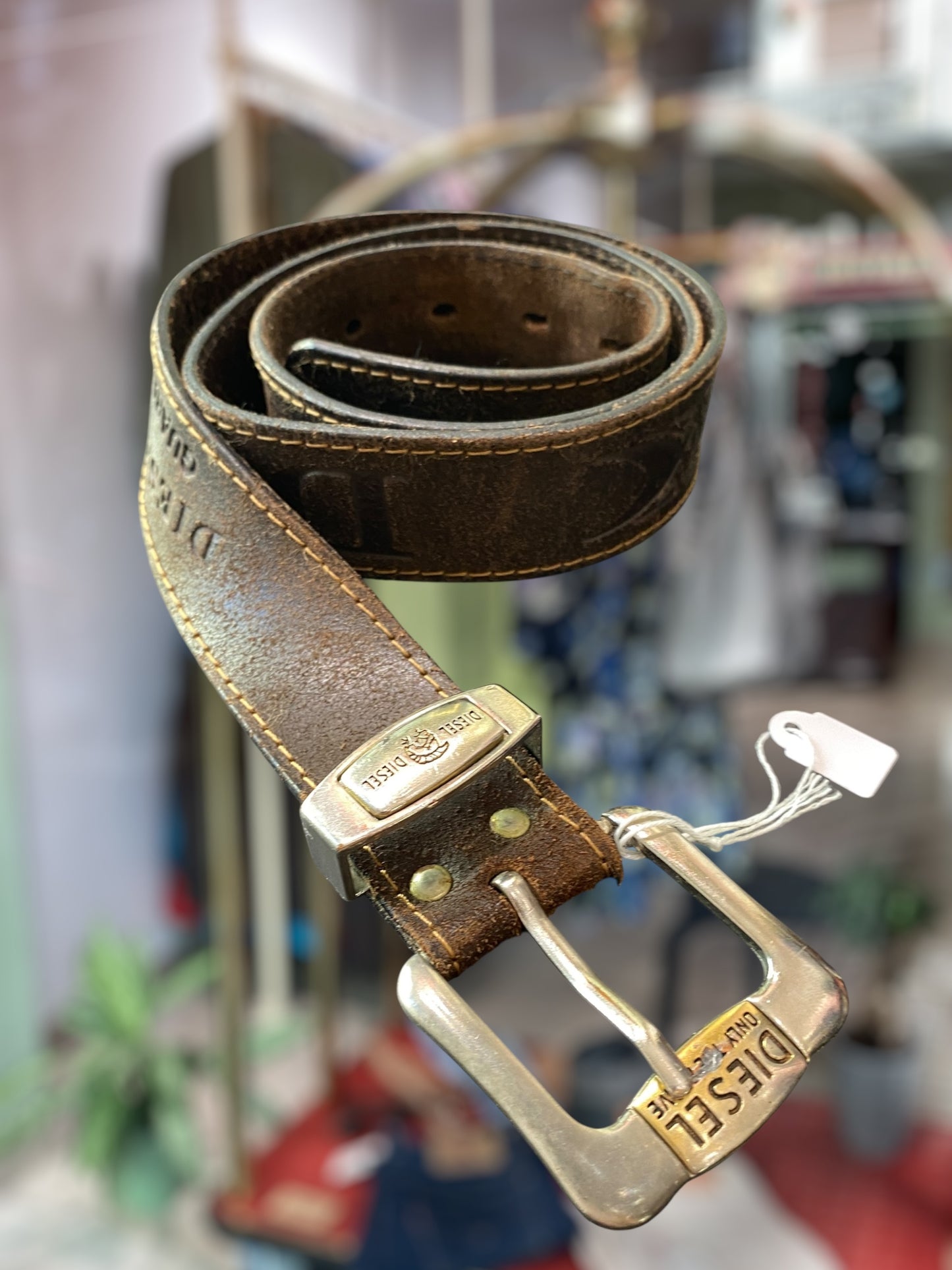 Vintage Diesel leather belt