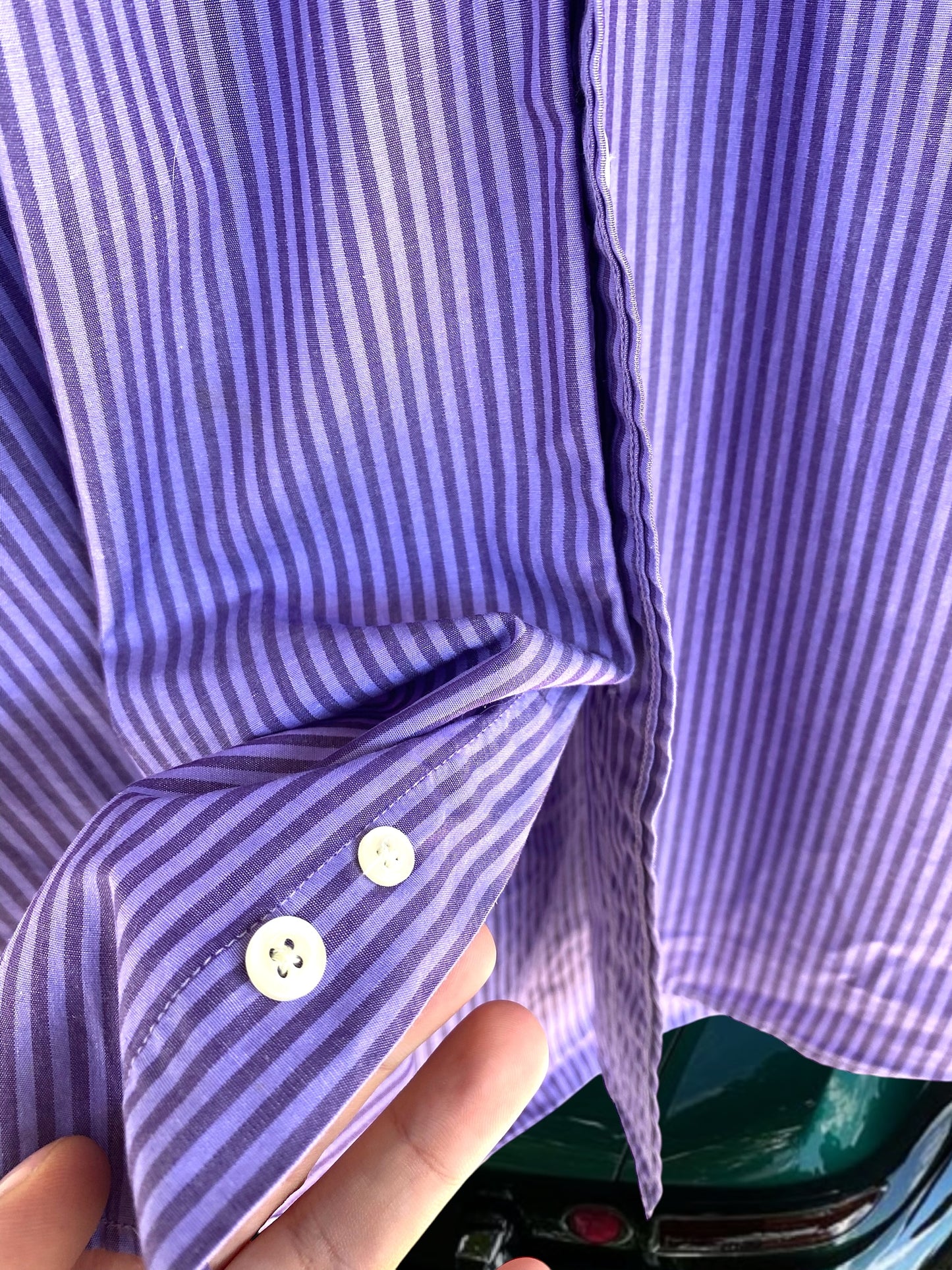 Tommy Hilfiger purple striped T-shirt