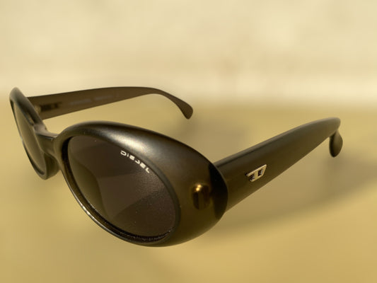 Deadstock vintage DIESEL sunglasses • color dark olive