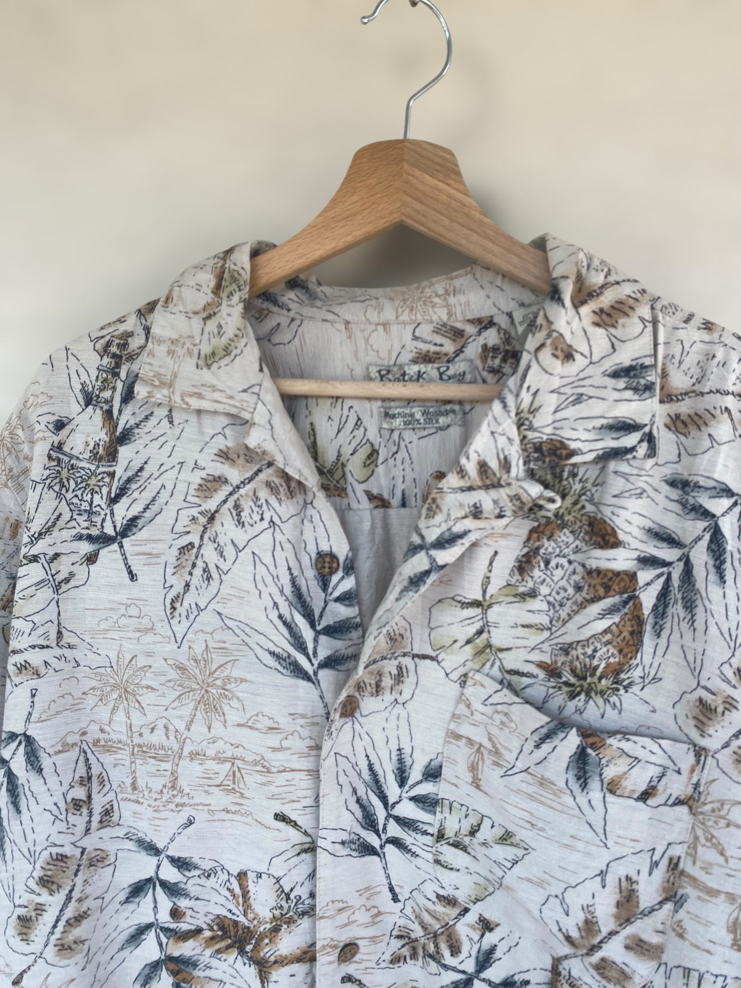 Batik Bay silk Hawaiian shirt