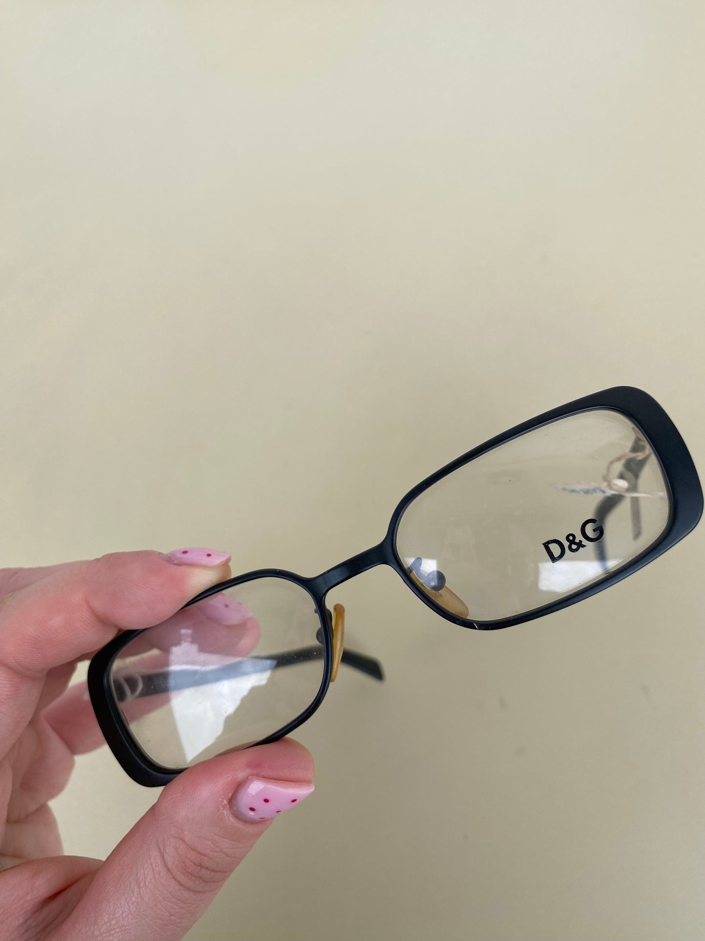 Vintage D&G black eyeglasses