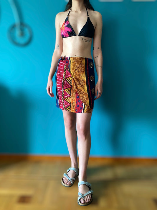 Vintage mix print pareo