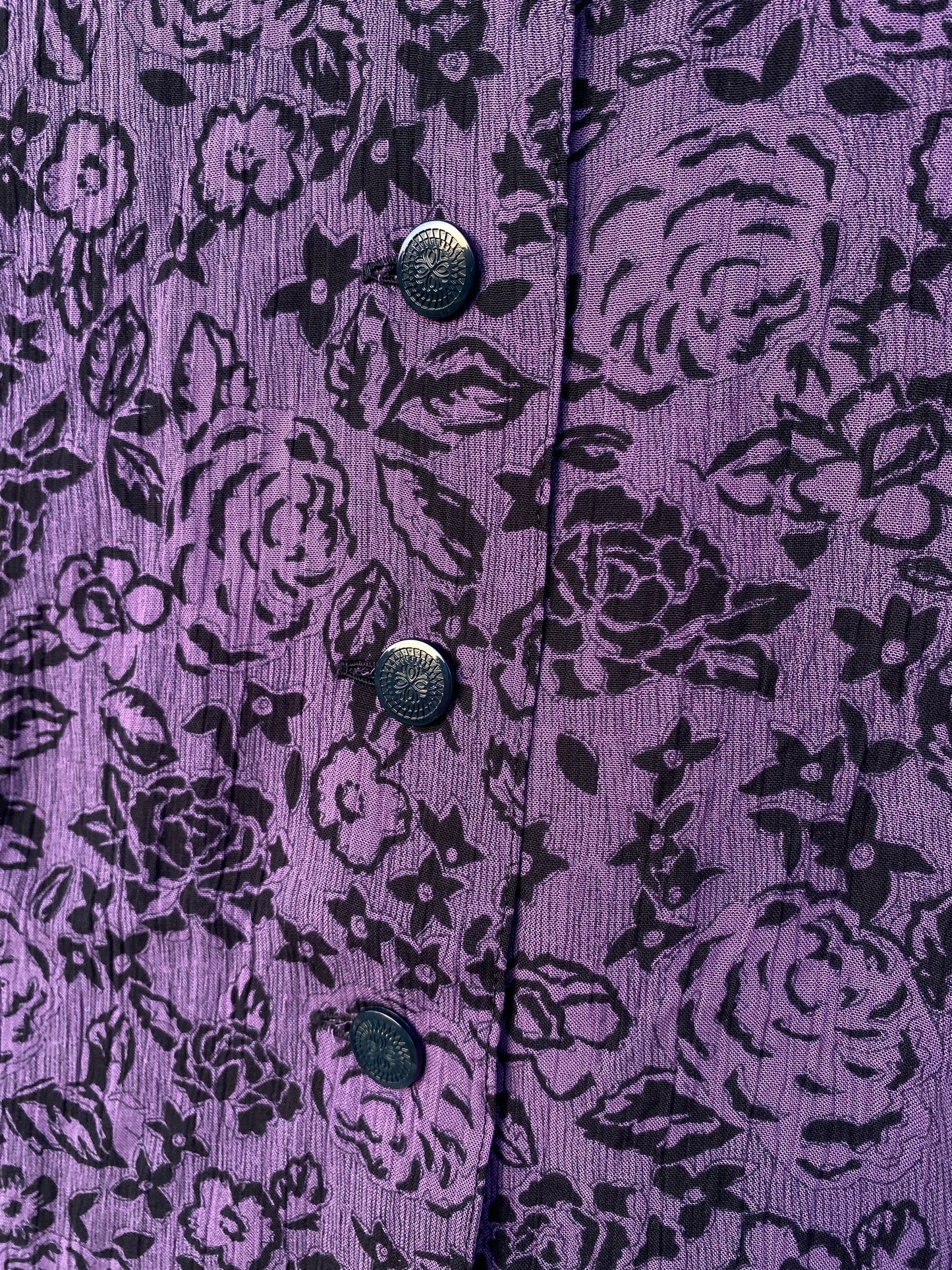 Purple prints vintage shirt