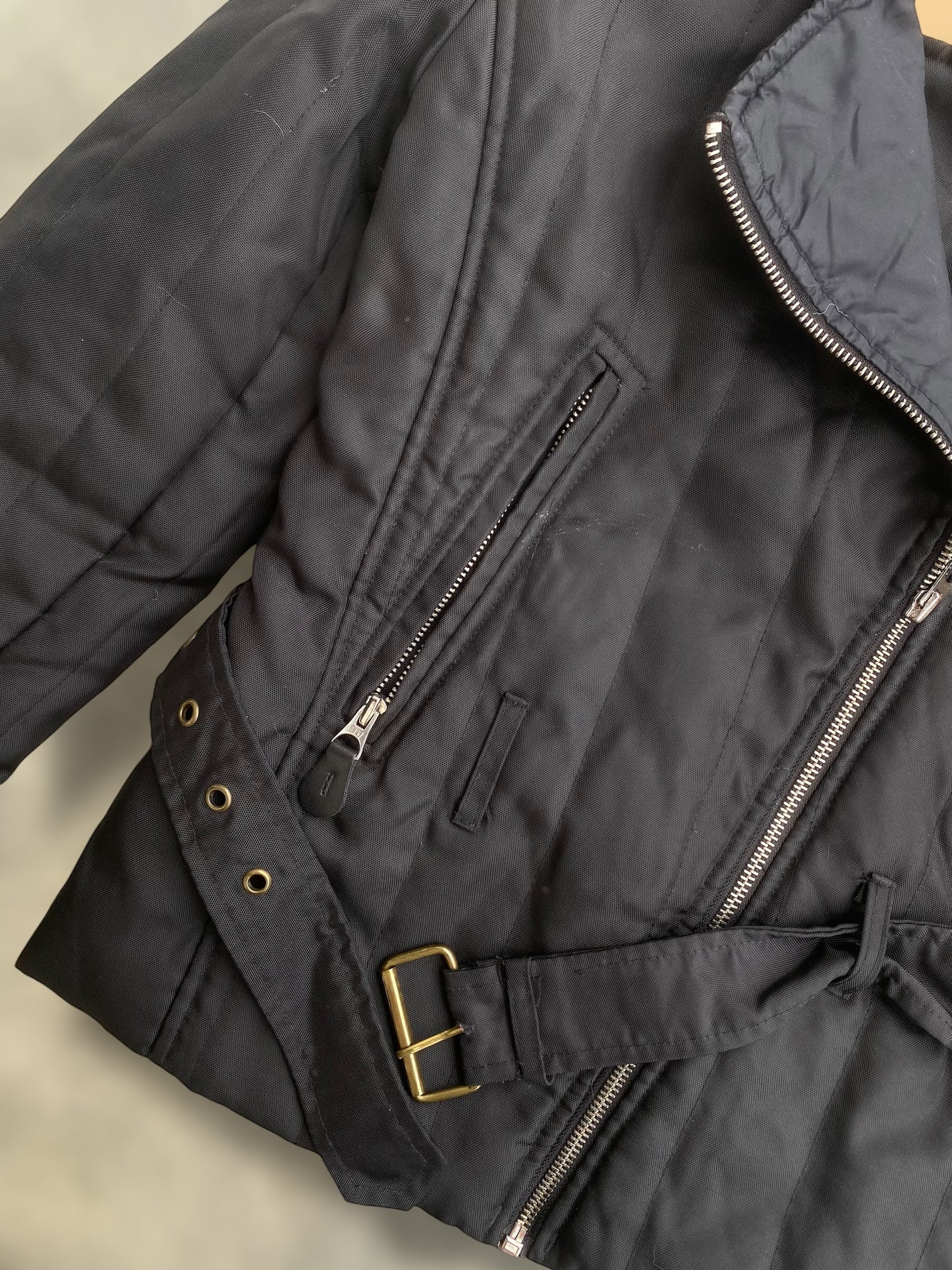00s waterproof jacket with belt