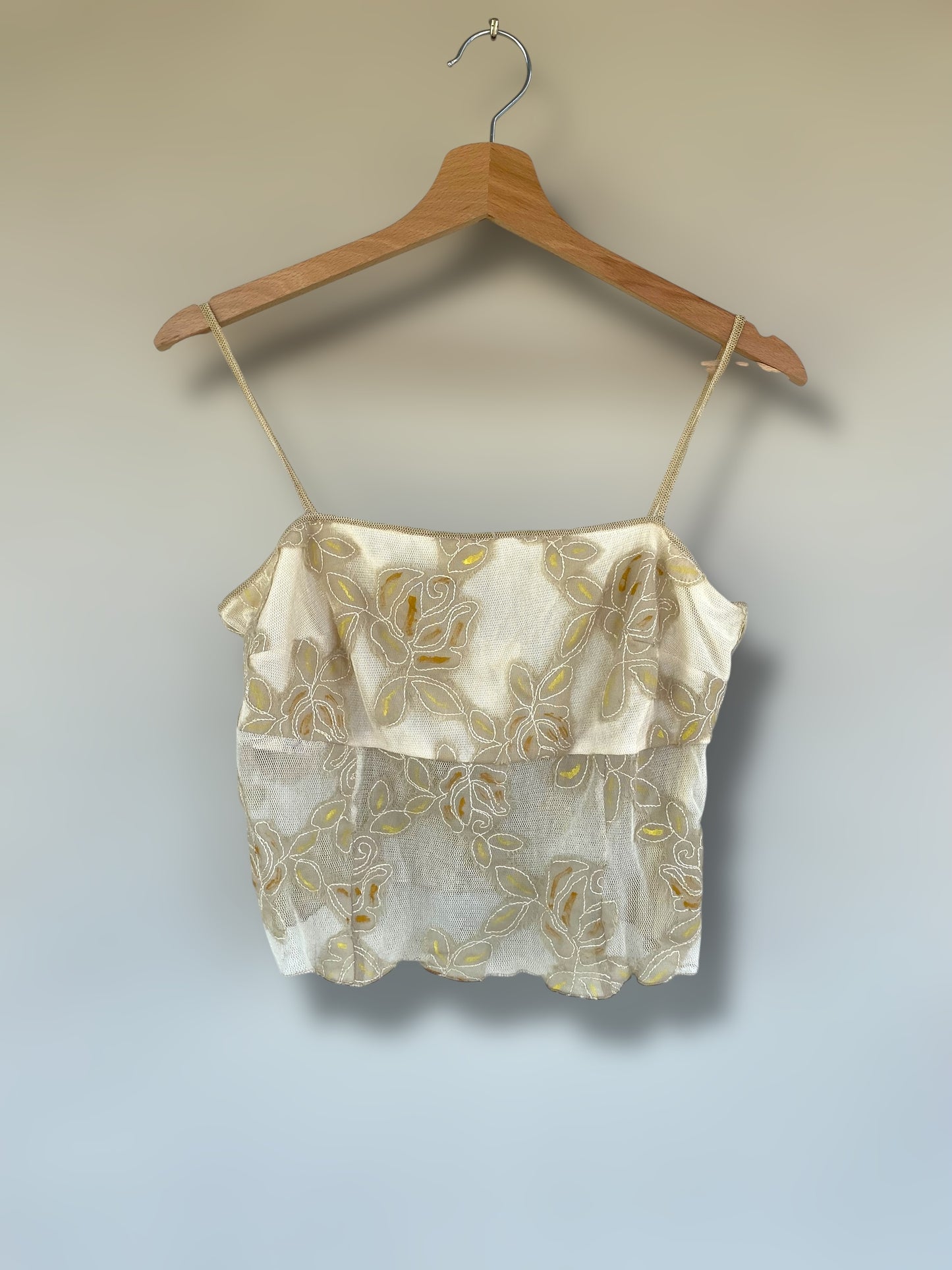 Unique vintage embroidered top