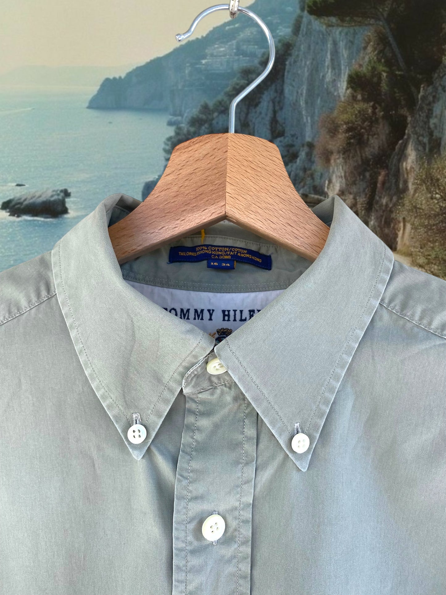 Tommy Hilfiger khaki shirt