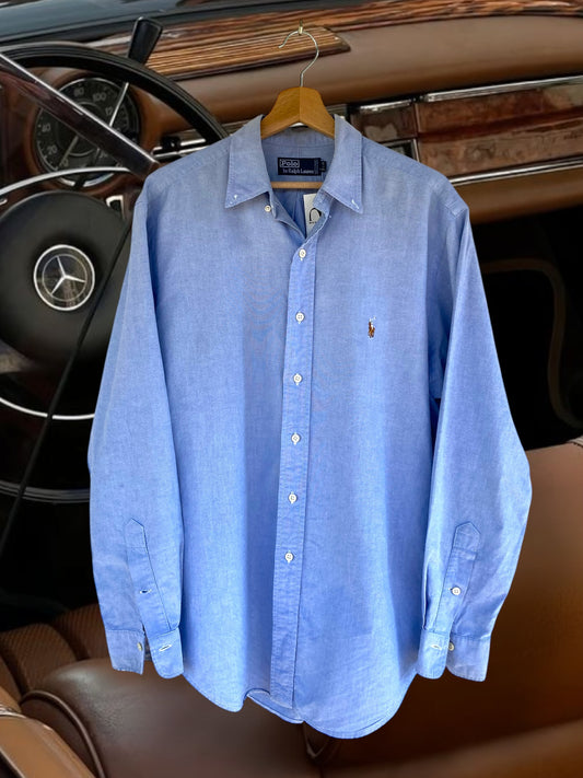 Polo by Ralph Lauren solf blue shirt