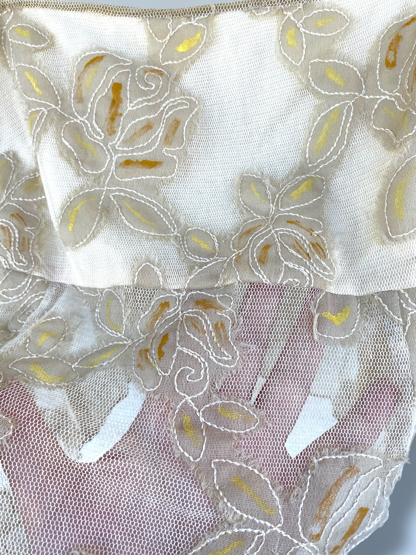 Unique vintage embroidered top